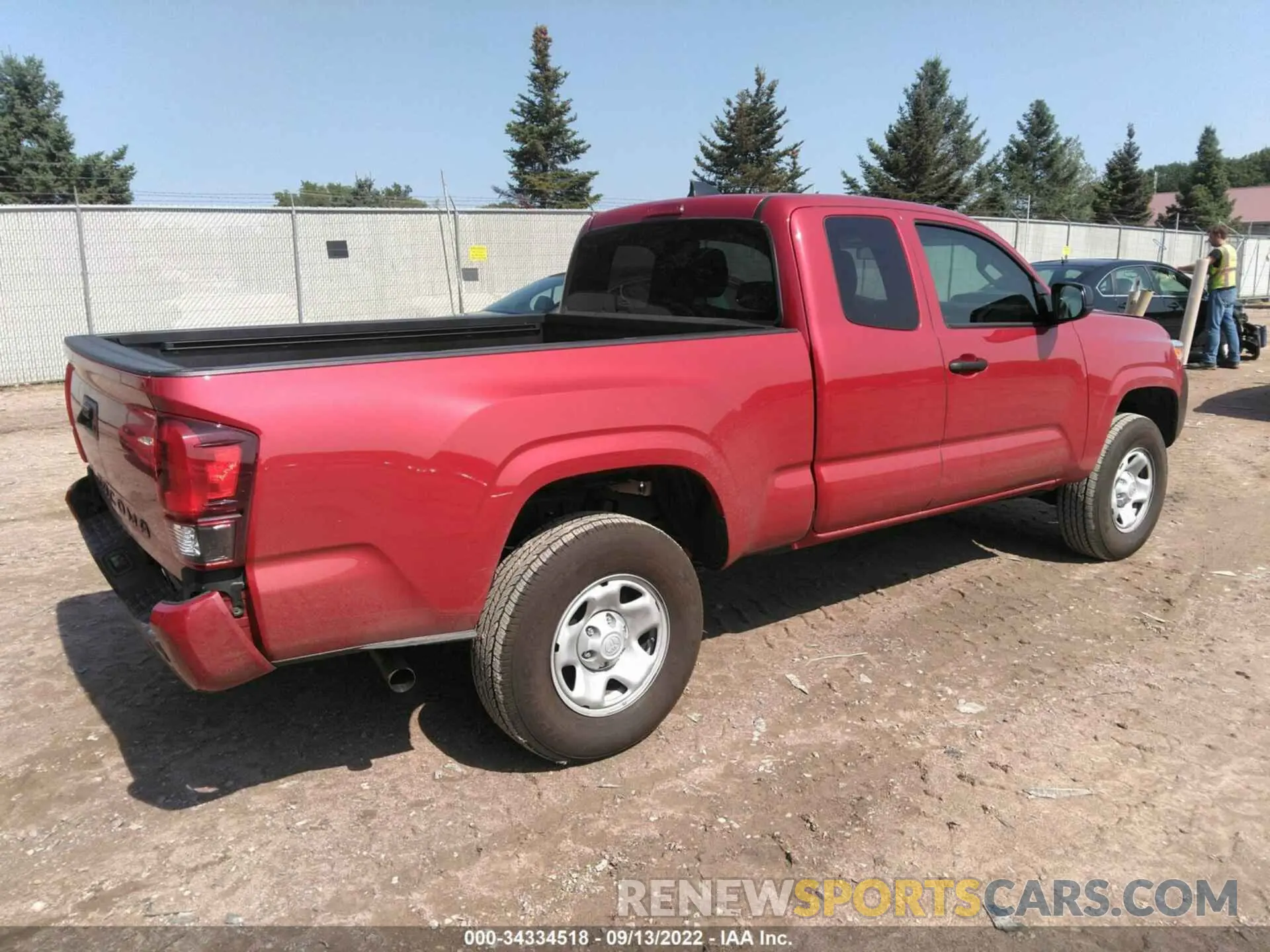 4 Photograph of a damaged car 3TYRX5GNXNT054139 TOYOTA TACOMA 2WD 2022