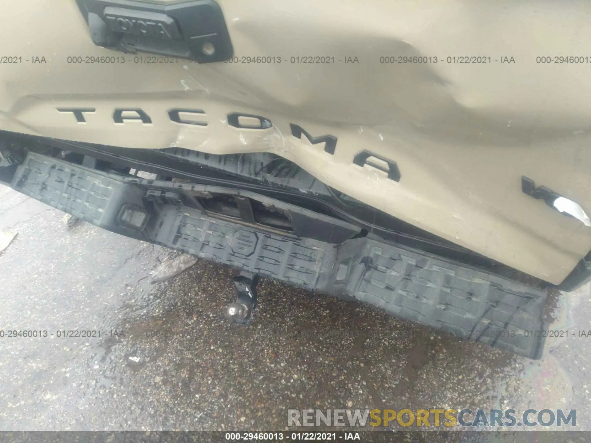 6 Photograph of a damaged car 3TMCZ5AN0KM207658 TOYOTA TACOMA 4WD 2019