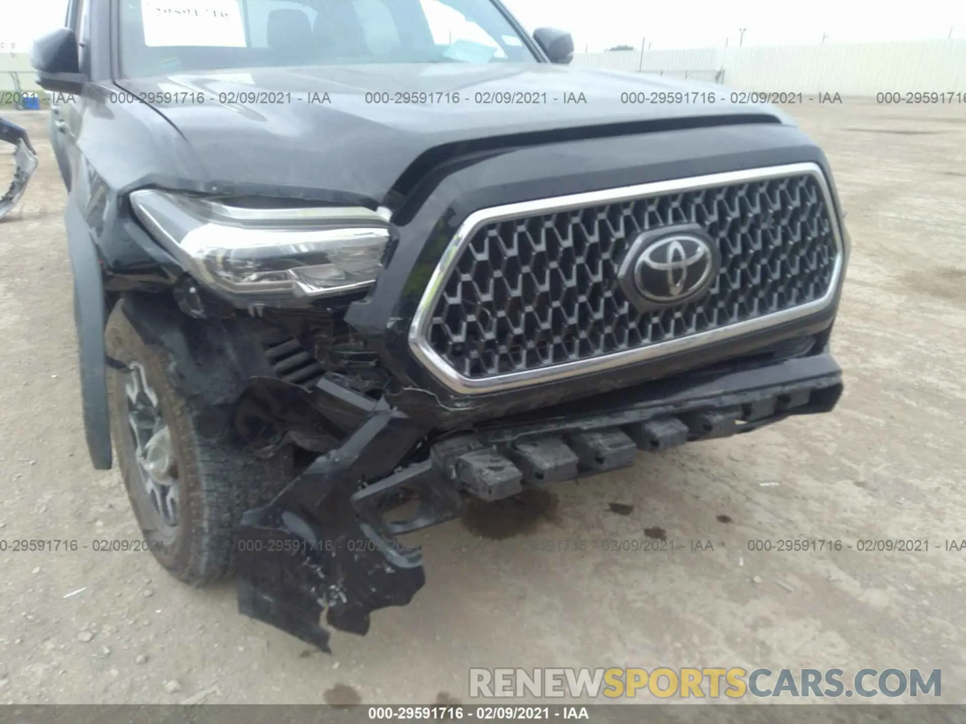 6 Photograph of a damaged car 3TMCZ5AN1KM277489 TOYOTA TACOMA 4WD 2019