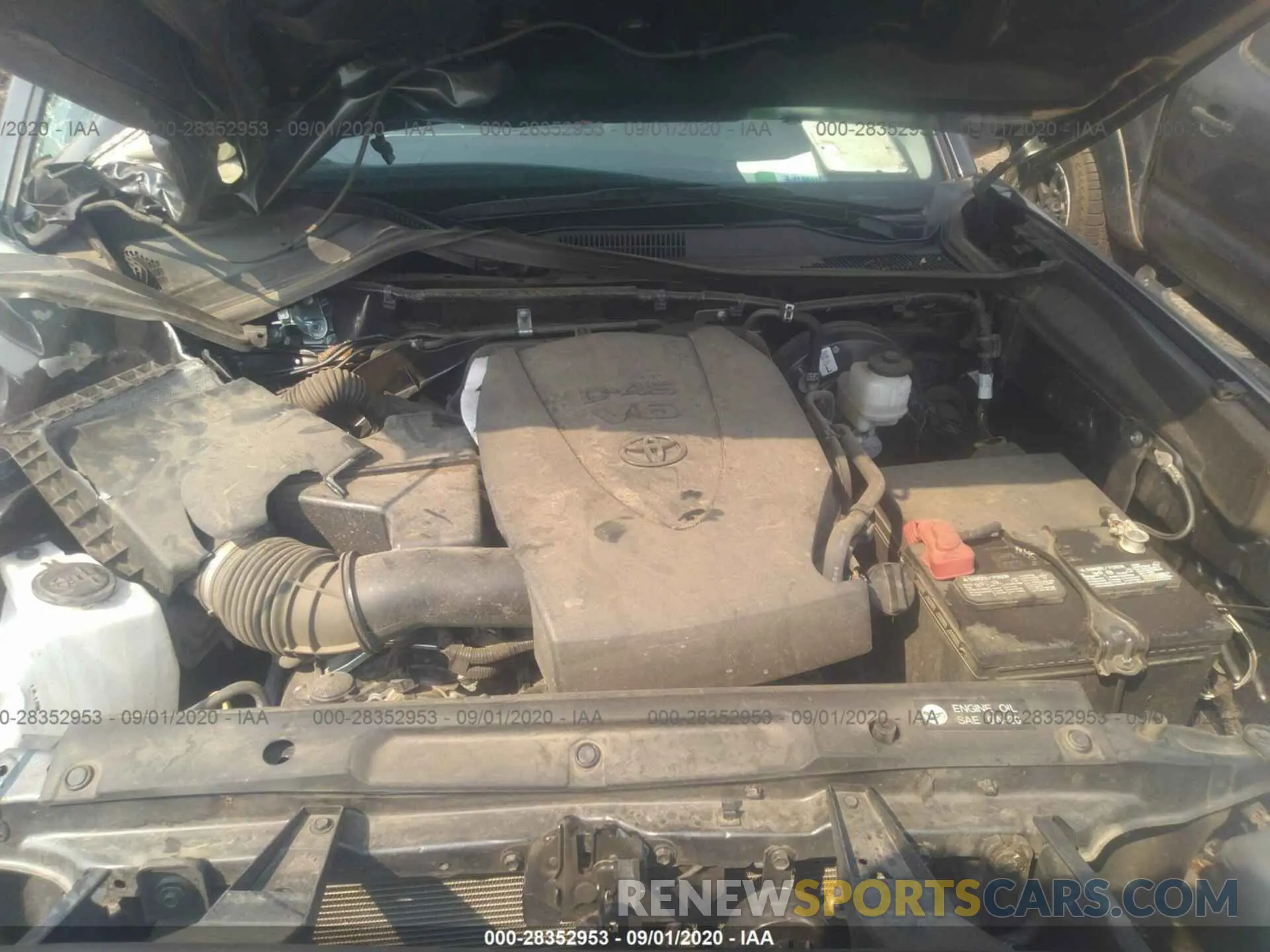 10 Photograph of a damaged car 3TMCZ5AN2KM190541 TOYOTA TACOMA 4WD 2019