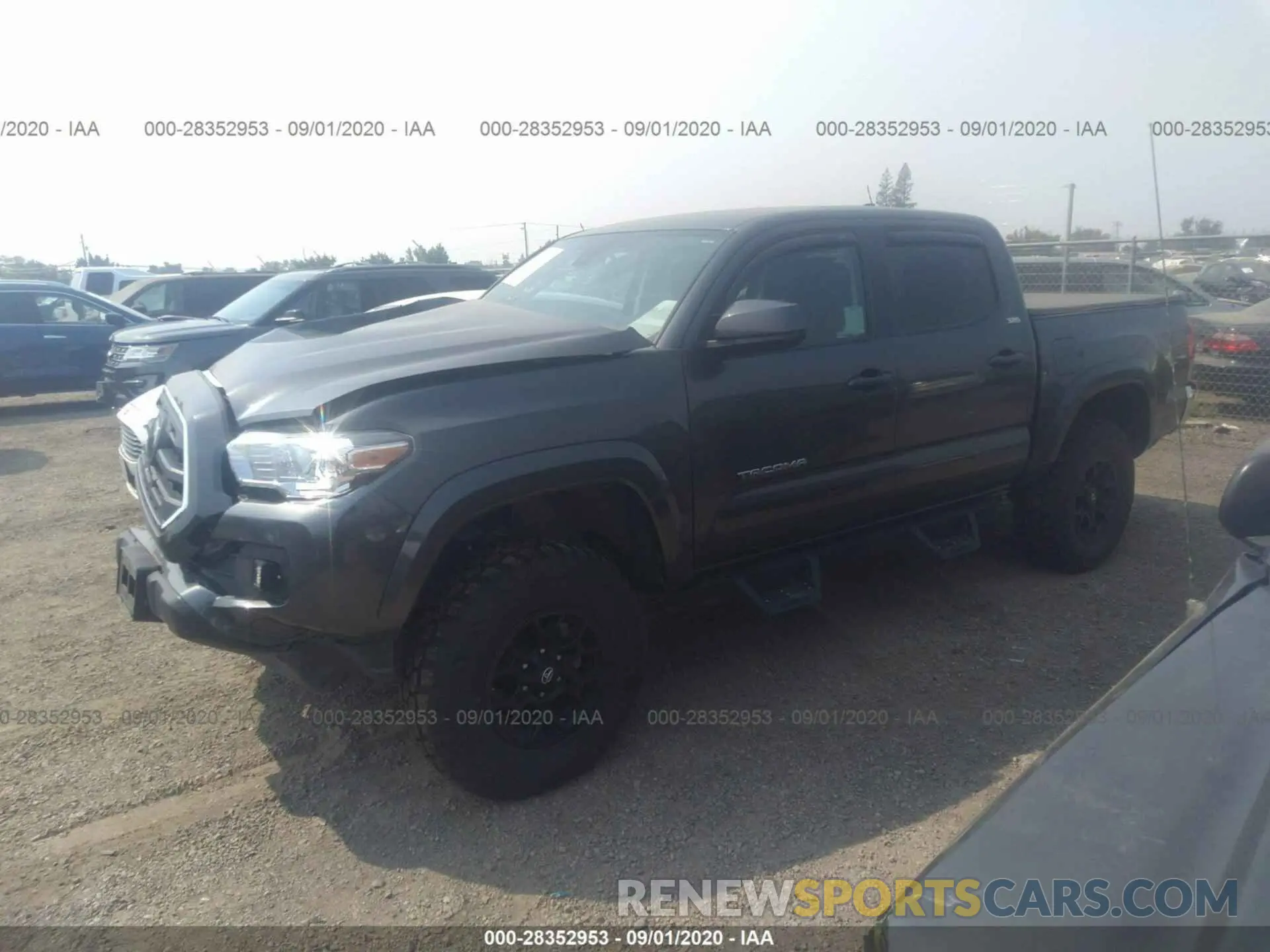 2 Photograph of a damaged car 3TMCZ5AN2KM190541 TOYOTA TACOMA 4WD 2019