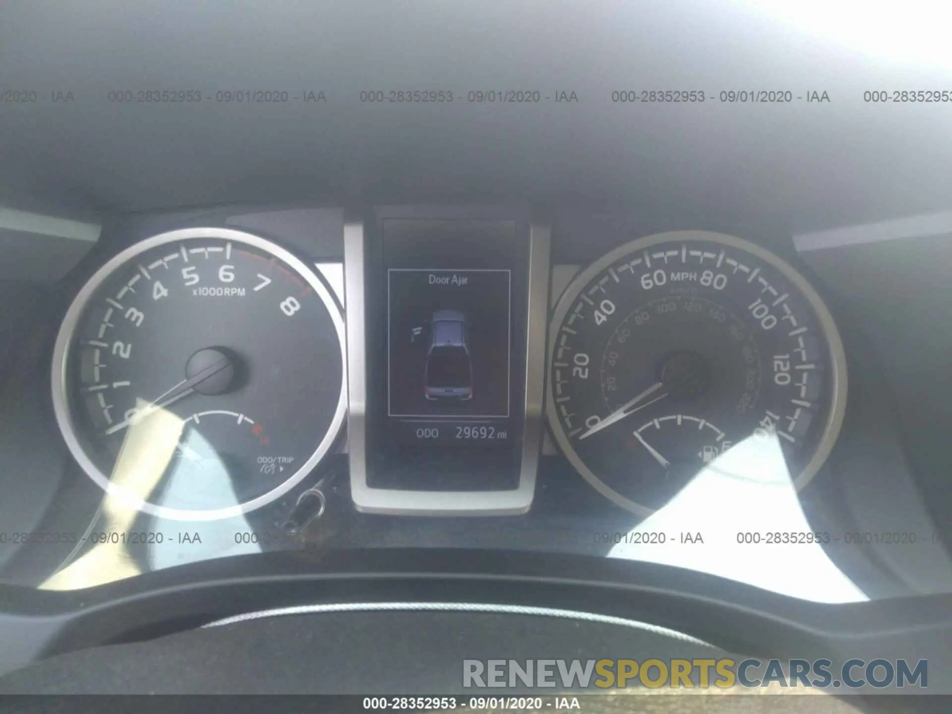 7 Photograph of a damaged car 3TMCZ5AN2KM190541 TOYOTA TACOMA 4WD 2019