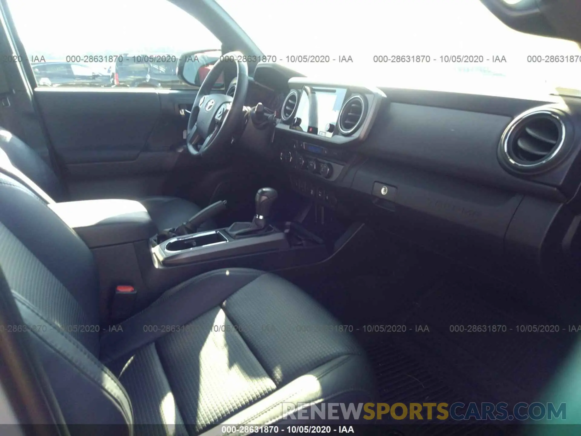 5 Photograph of a damaged car 3TMCZ5AN2KM284760 TOYOTA TACOMA 4WD 2019