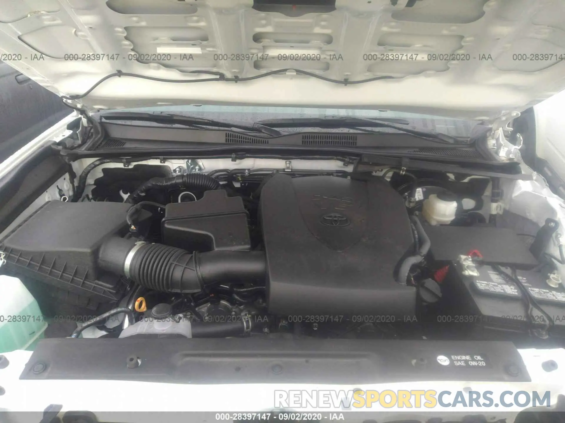 10 Photograph of a damaged car 3TMCZ5AN3KM191584 TOYOTA TACOMA 4WD 2019
