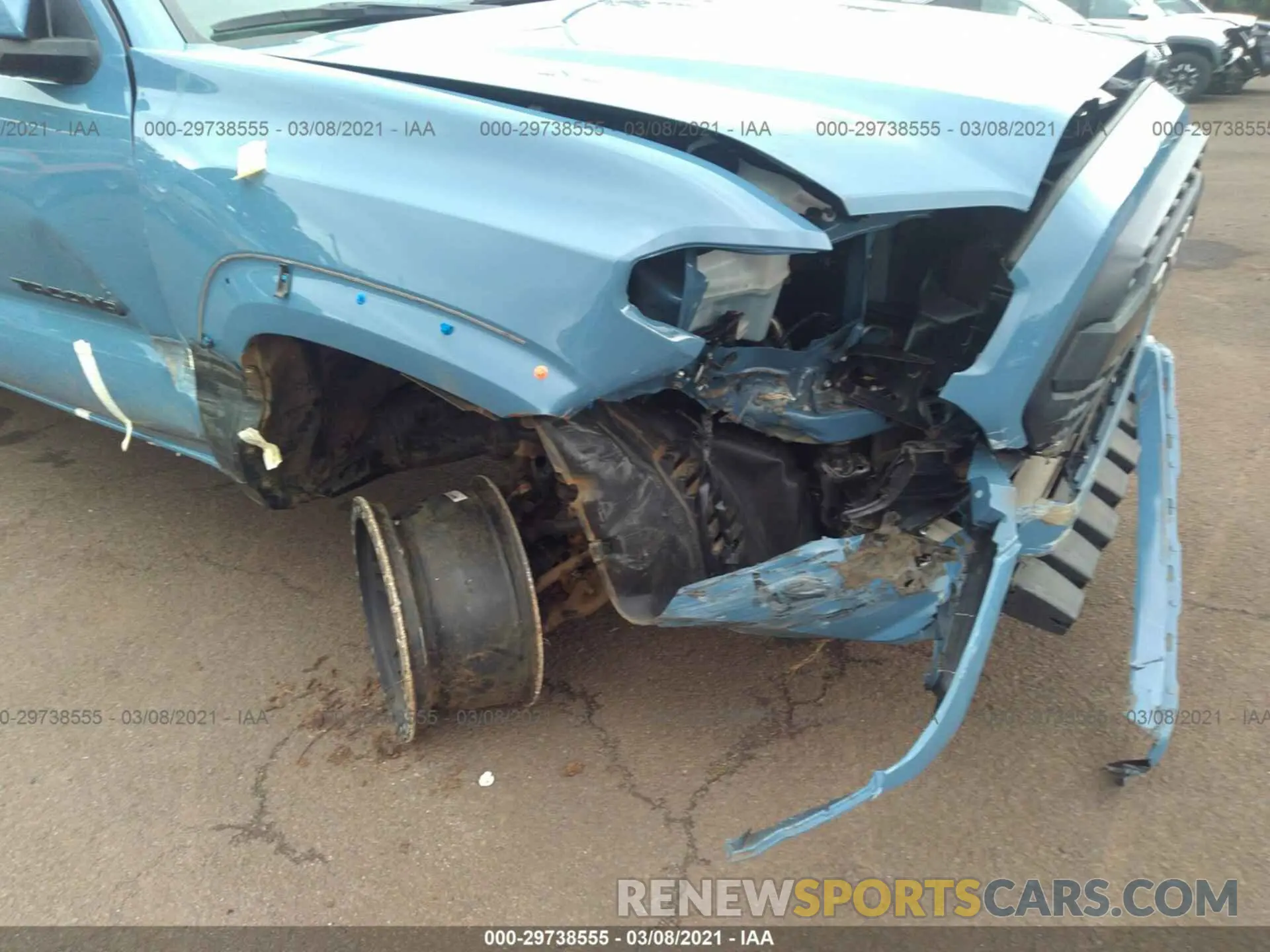 6 Photograph of a damaged car 3TMCZ5AN3KM213230 TOYOTA TACOMA 4WD 2019