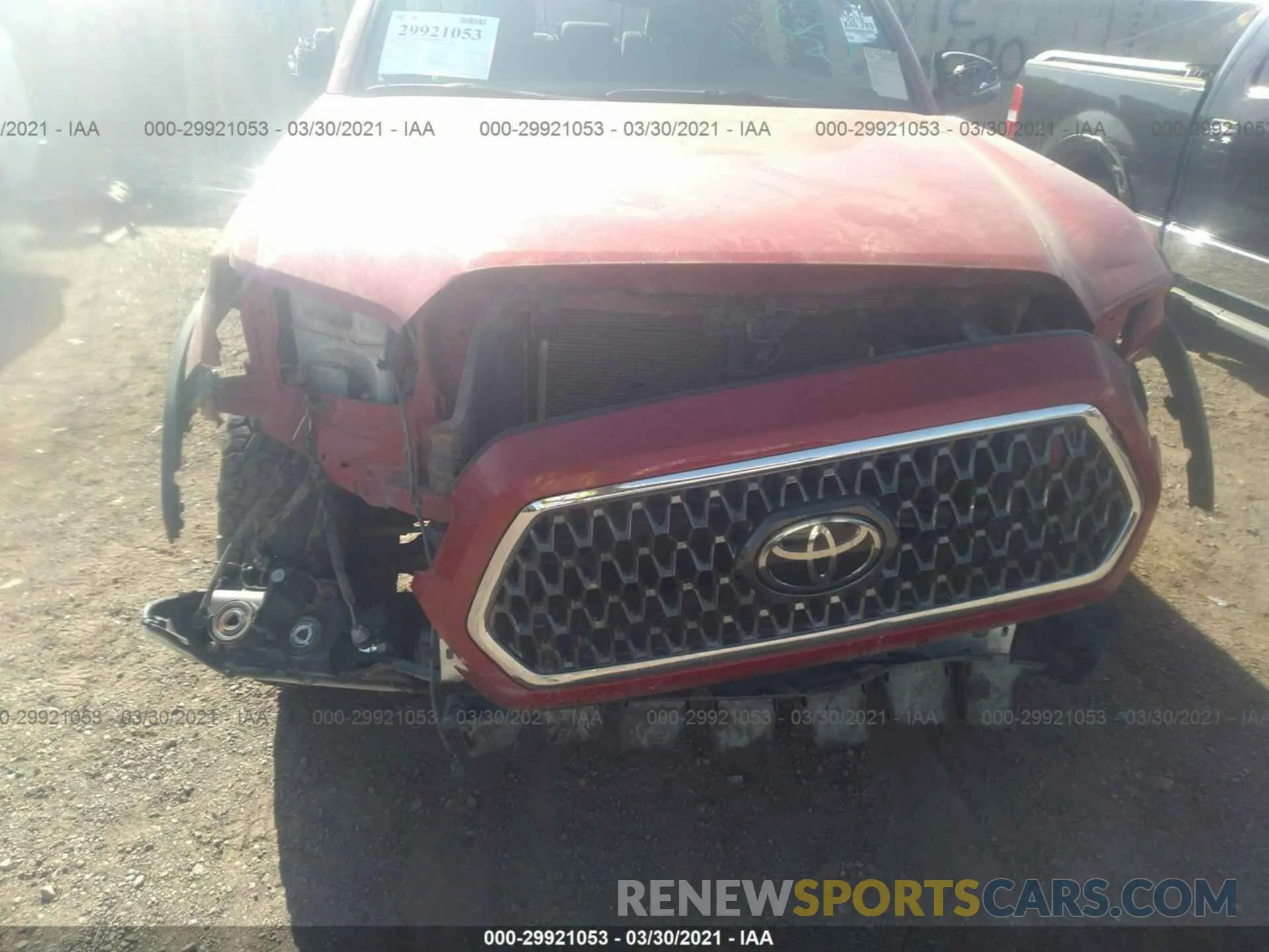 6 Photograph of a damaged car 3TMCZ5AN3KM252092 TOYOTA TACOMA 4WD 2019