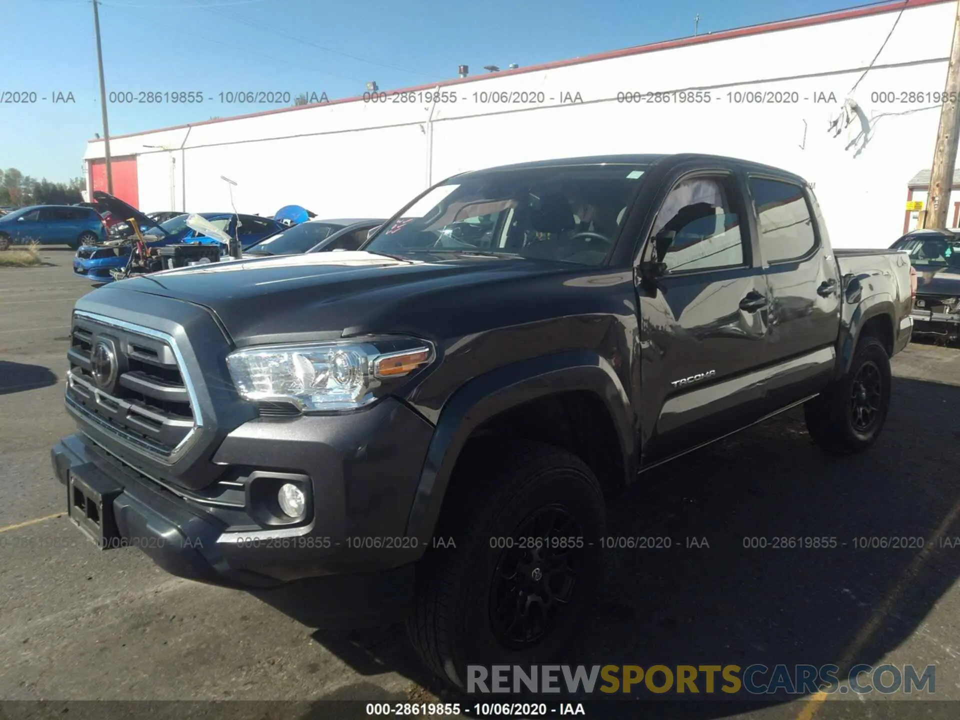 2 Photograph of a damaged car 3TMCZ5AN3KM264663 TOYOTA TACOMA 4WD 2019