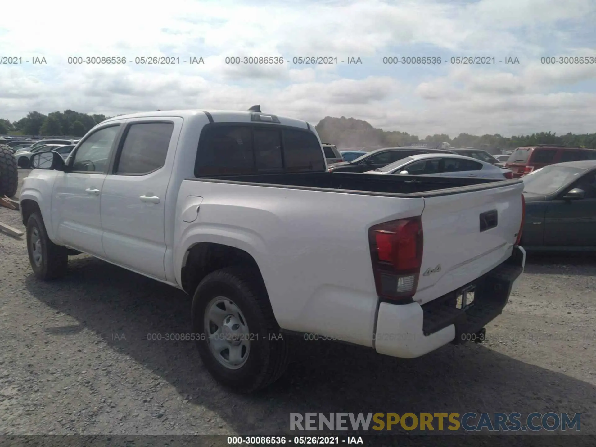 3 Photograph of a damaged car 3TMCZ5AN4KM249329 TOYOTA TACOMA 4WD 2019
