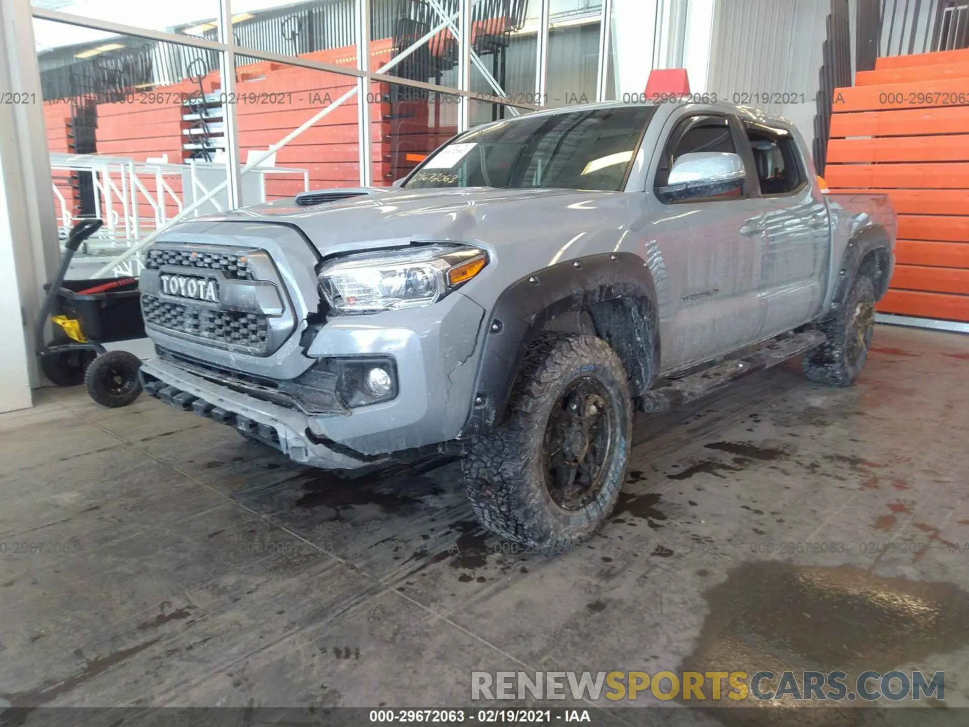 2 Photograph of a damaged car 3TMCZ5AN5KM230921 TOYOTA TACOMA 4WD 2019
