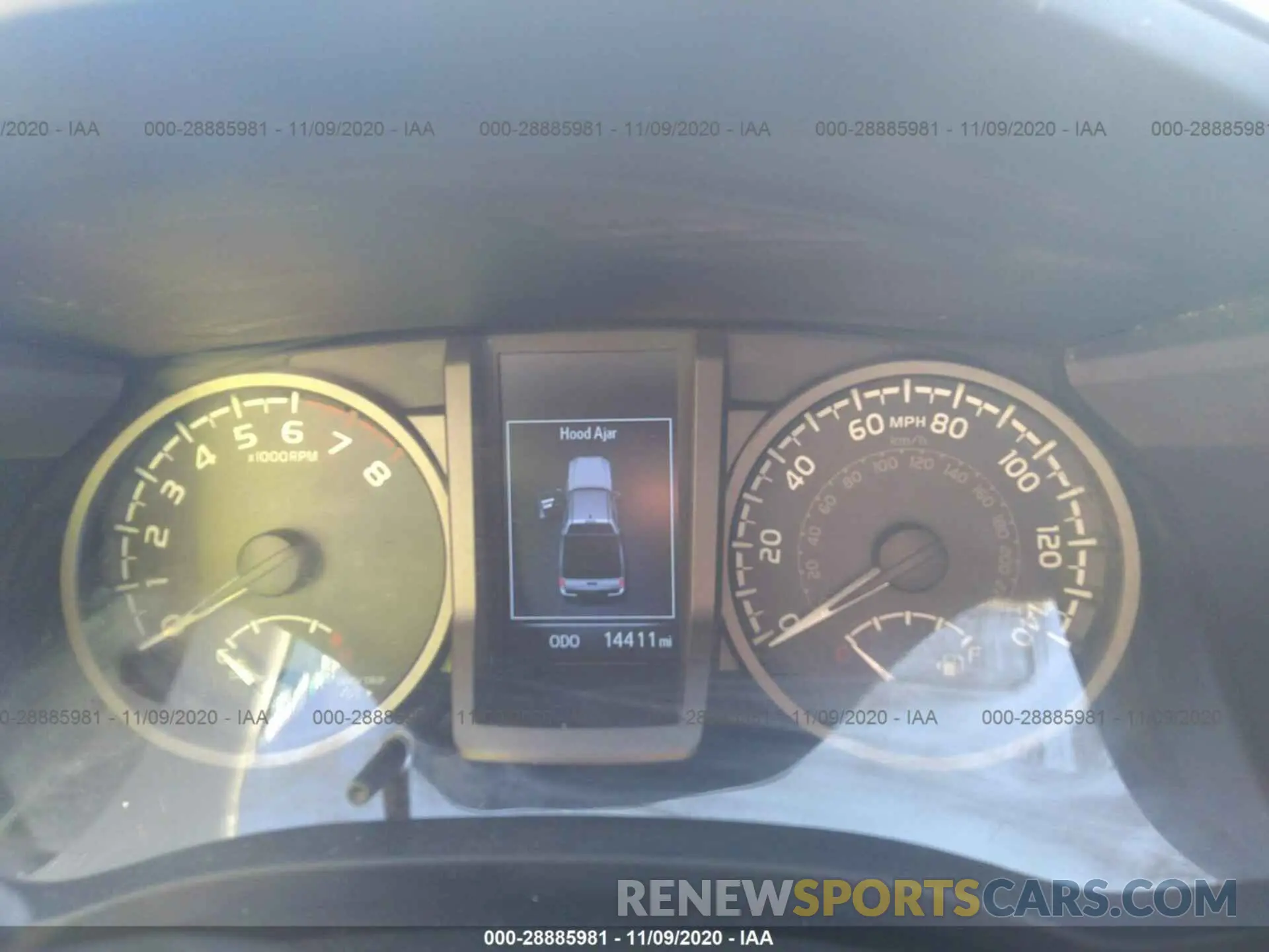 7 Photograph of a damaged car 3TMCZ5AN5KM237092 TOYOTA TACOMA 4WD 2019