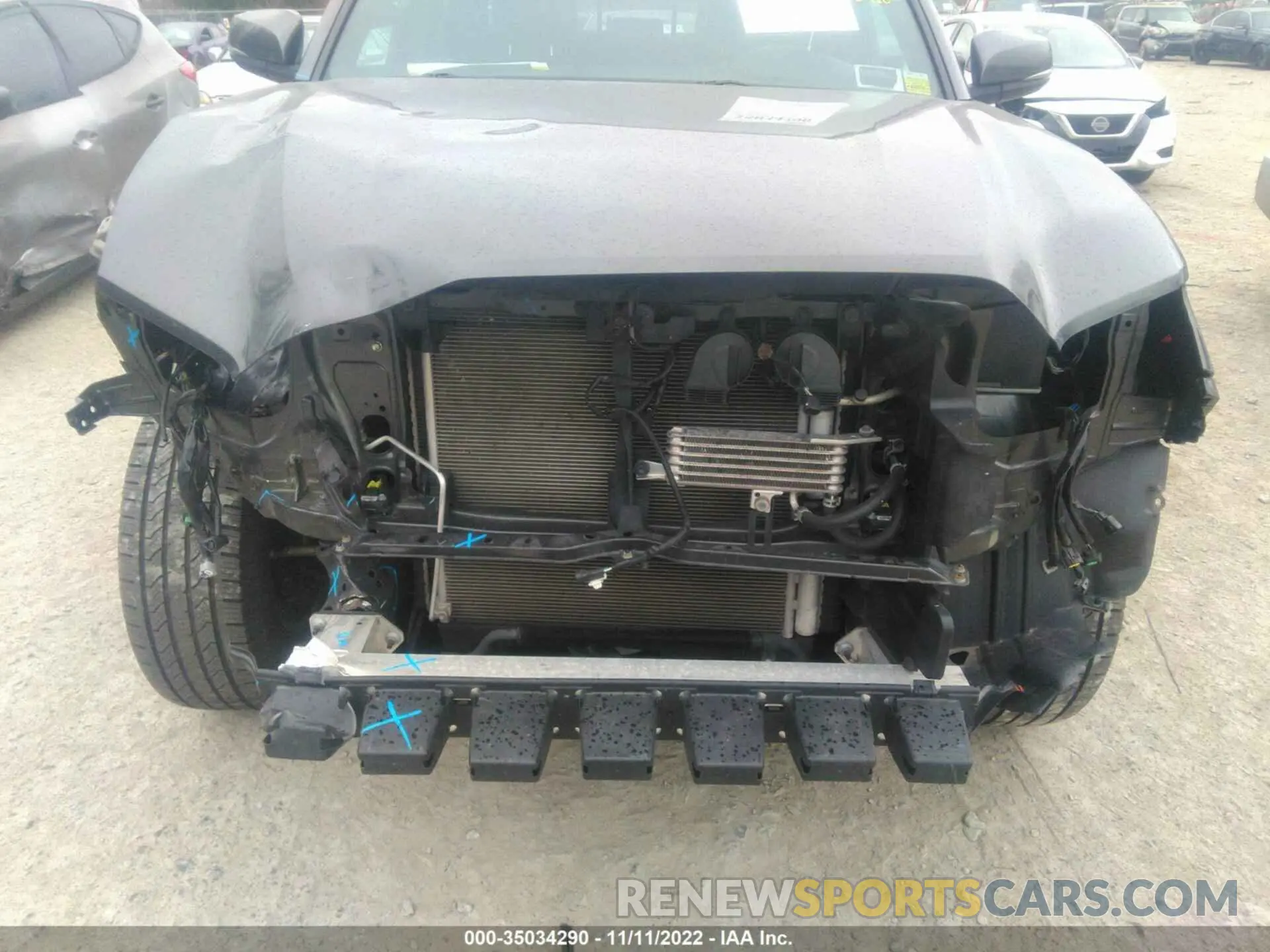 6 Photograph of a damaged car 3TMCZ5AN5KM275860 TOYOTA TACOMA 4WD 2019