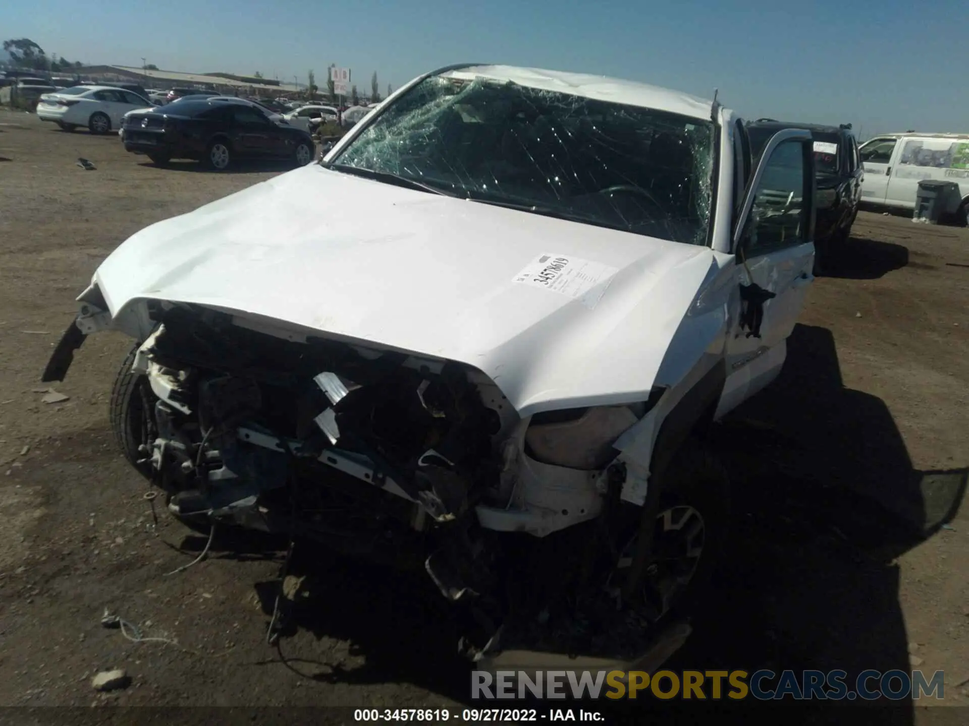 6 Photograph of a damaged car 3TMCZ5AN6KM199856 TOYOTA TACOMA 4WD 2019