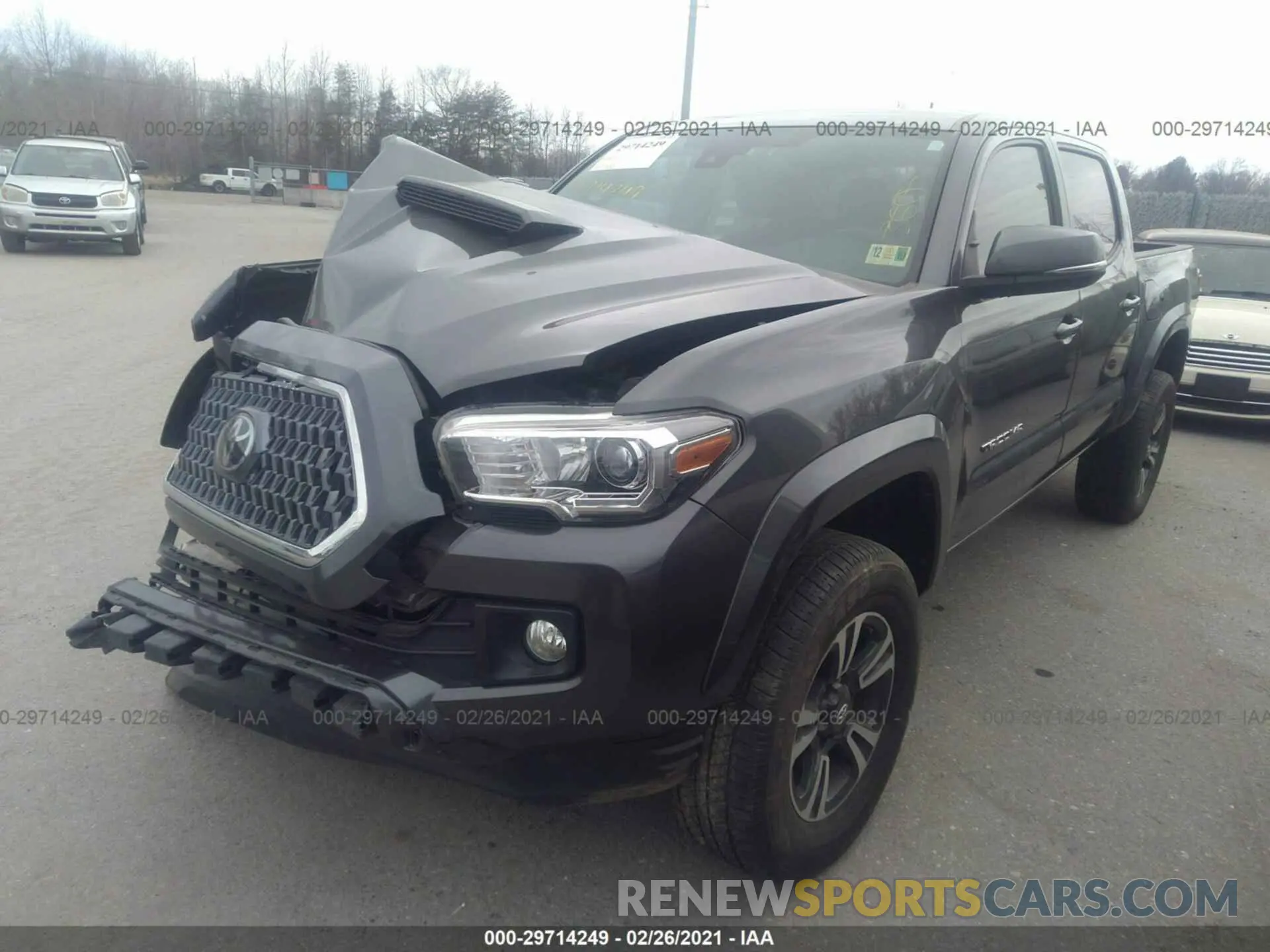 2 Photograph of a damaged car 3TMCZ5AN7KM211402 TOYOTA TACOMA 4WD 2019