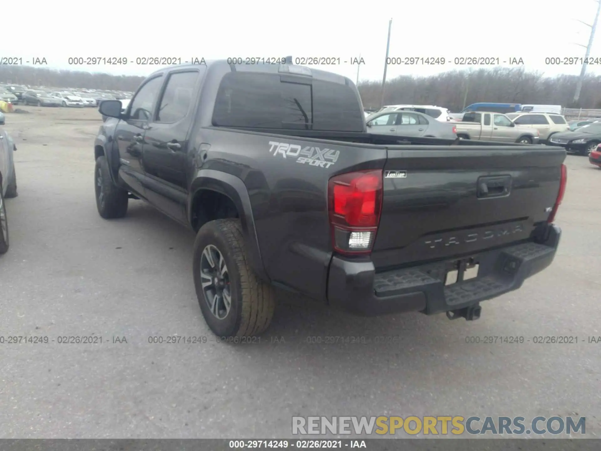 3 Photograph of a damaged car 3TMCZ5AN7KM211402 TOYOTA TACOMA 4WD 2019