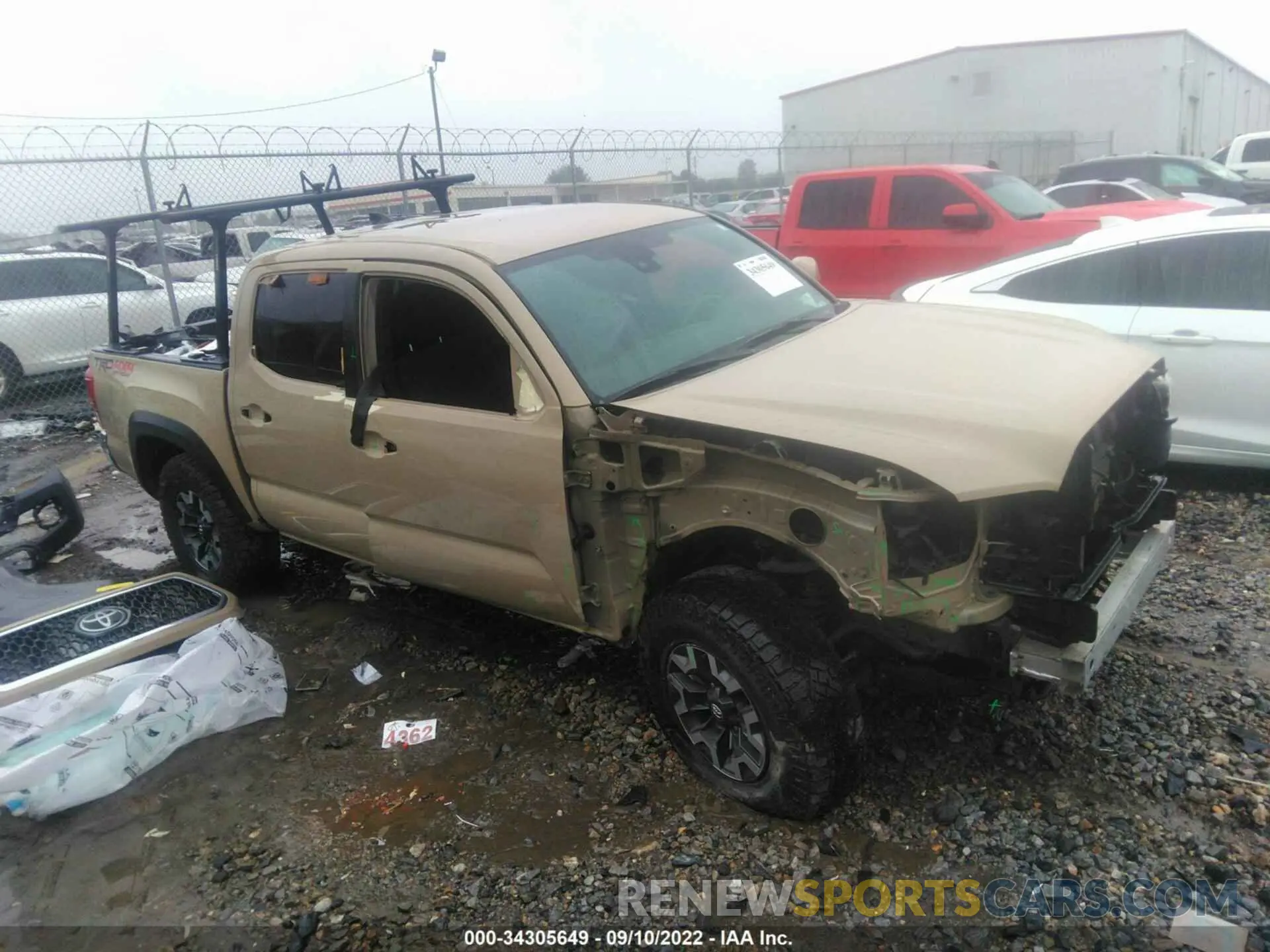 1 Фотография поврежденного автомобиля 3TMCZ5AN8KM269163 TOYOTA TACOMA 4WD 2019