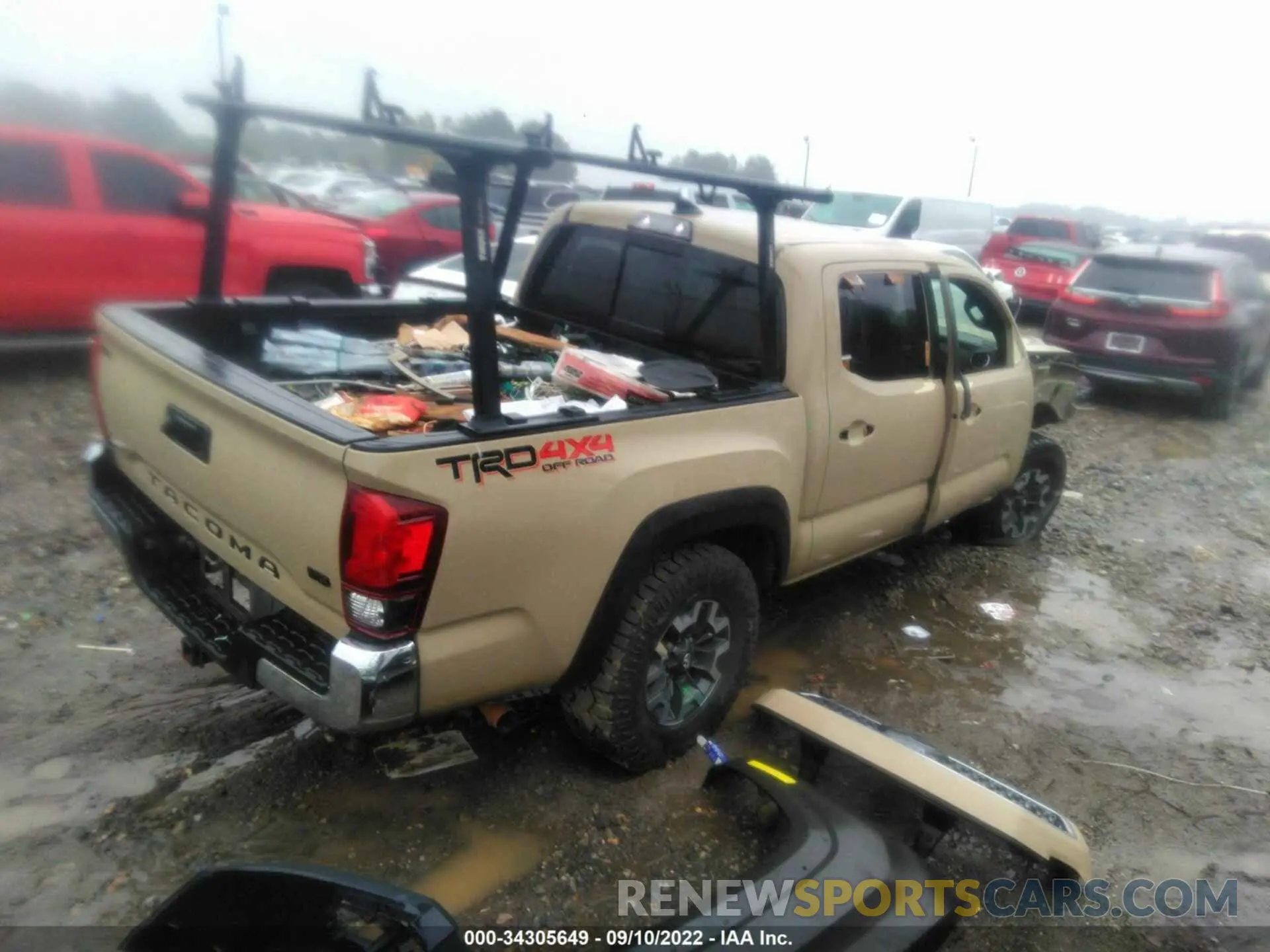 4 Фотография поврежденного автомобиля 3TMCZ5AN8KM269163 TOYOTA TACOMA 4WD 2019