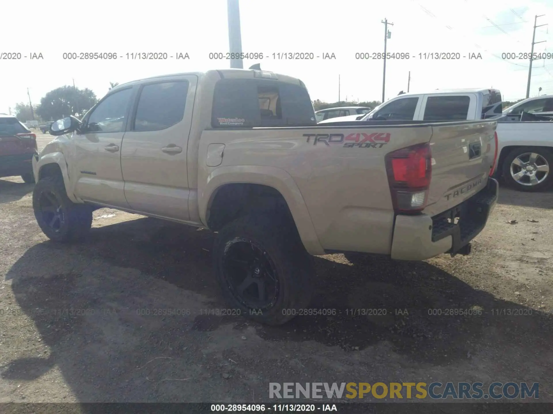 3 Photograph of a damaged car 3TMCZ5AN9KM228444 TOYOTA TACOMA 4WD 2019