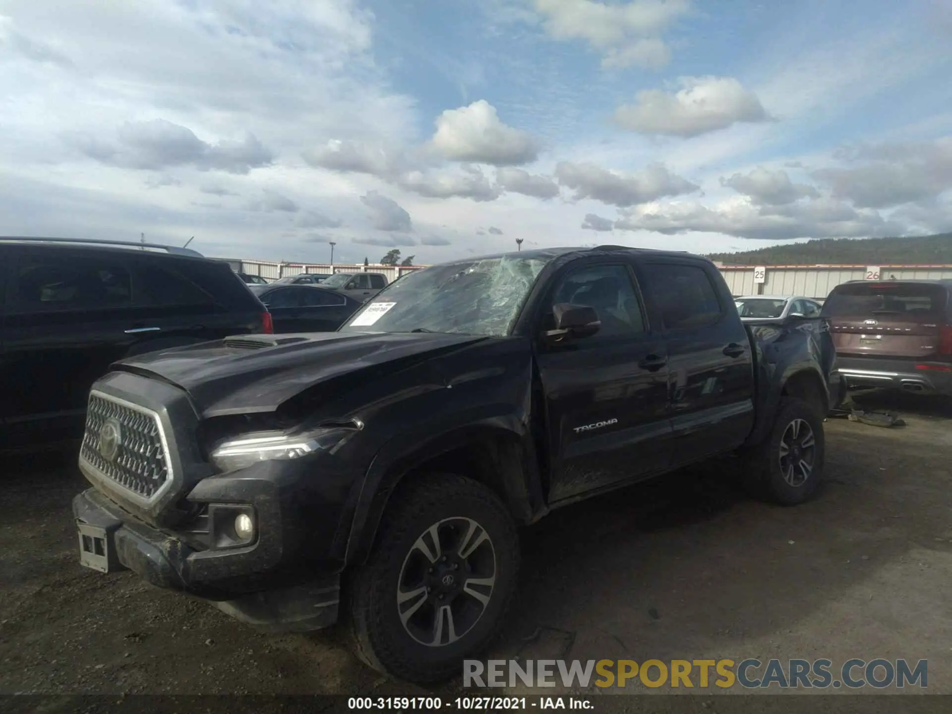 6 Photograph of a damaged car 3TMCZ5ANXKM218554 TOYOTA TACOMA 4WD 2019