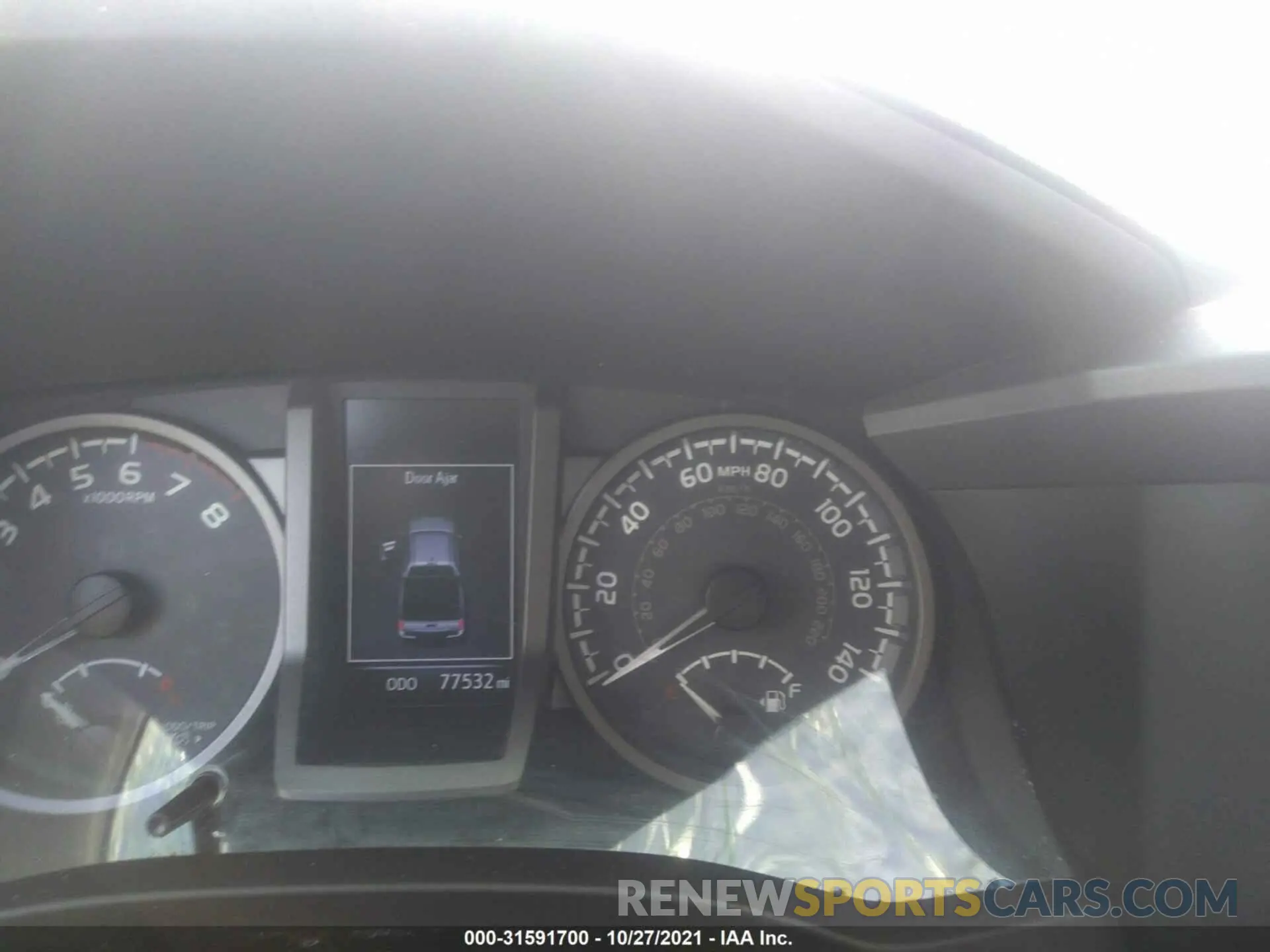 7 Photograph of a damaged car 3TMCZ5ANXKM218554 TOYOTA TACOMA 4WD 2019