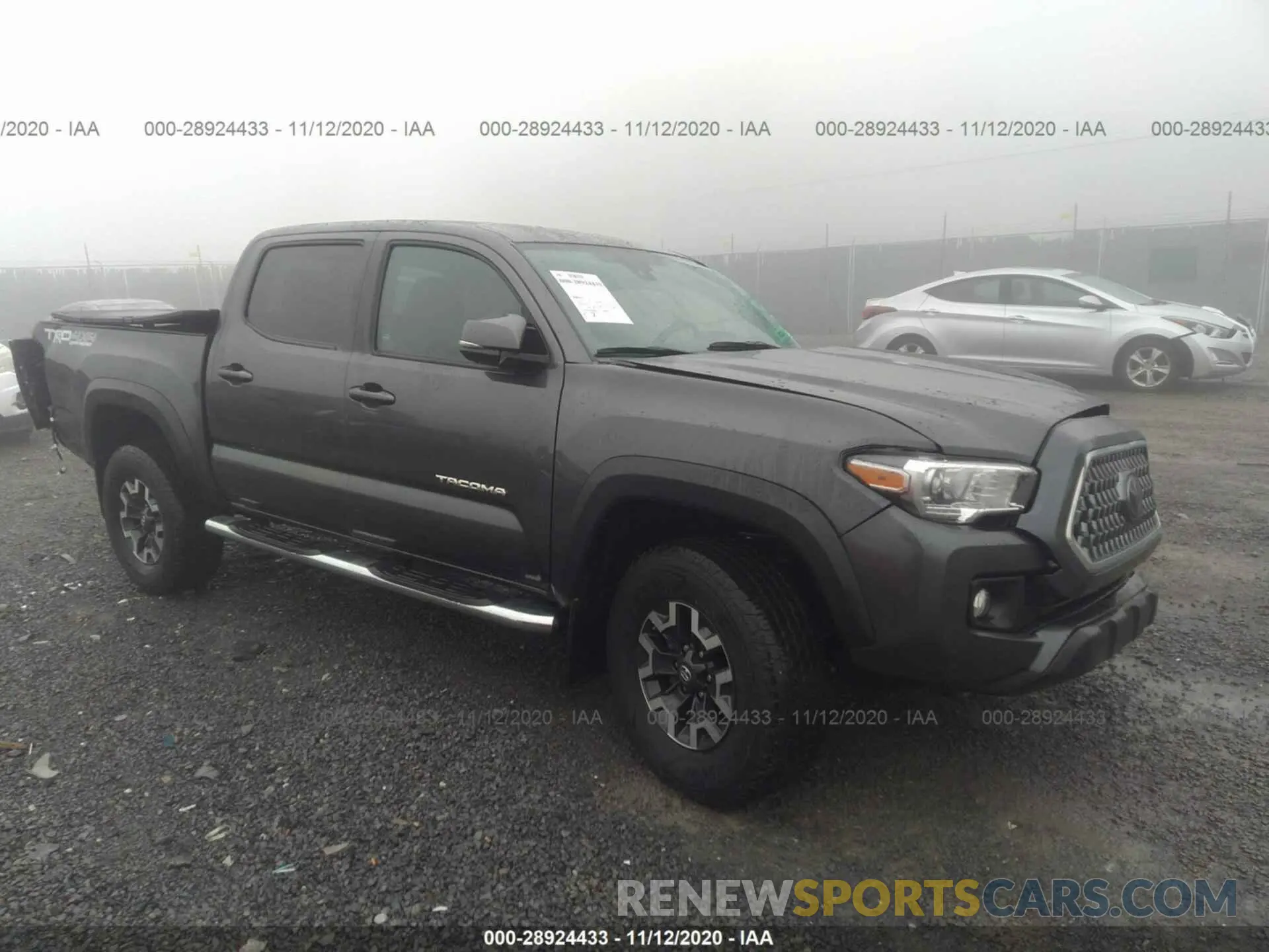 1 Photograph of a damaged car 3TMCZ5ANXKM287504 TOYOTA TACOMA 4WD 2019