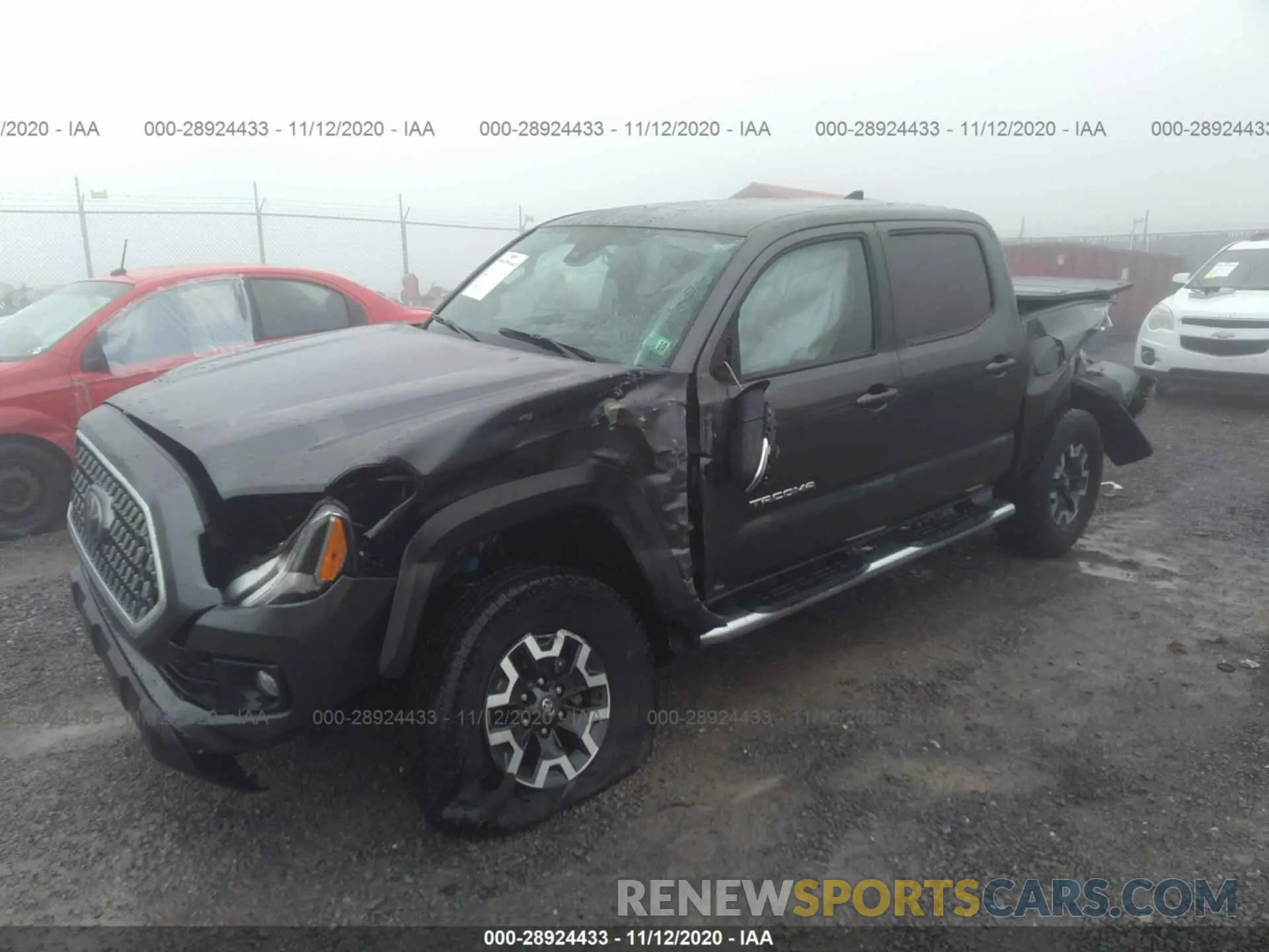 2 Photograph of a damaged car 3TMCZ5ANXKM287504 TOYOTA TACOMA 4WD 2019