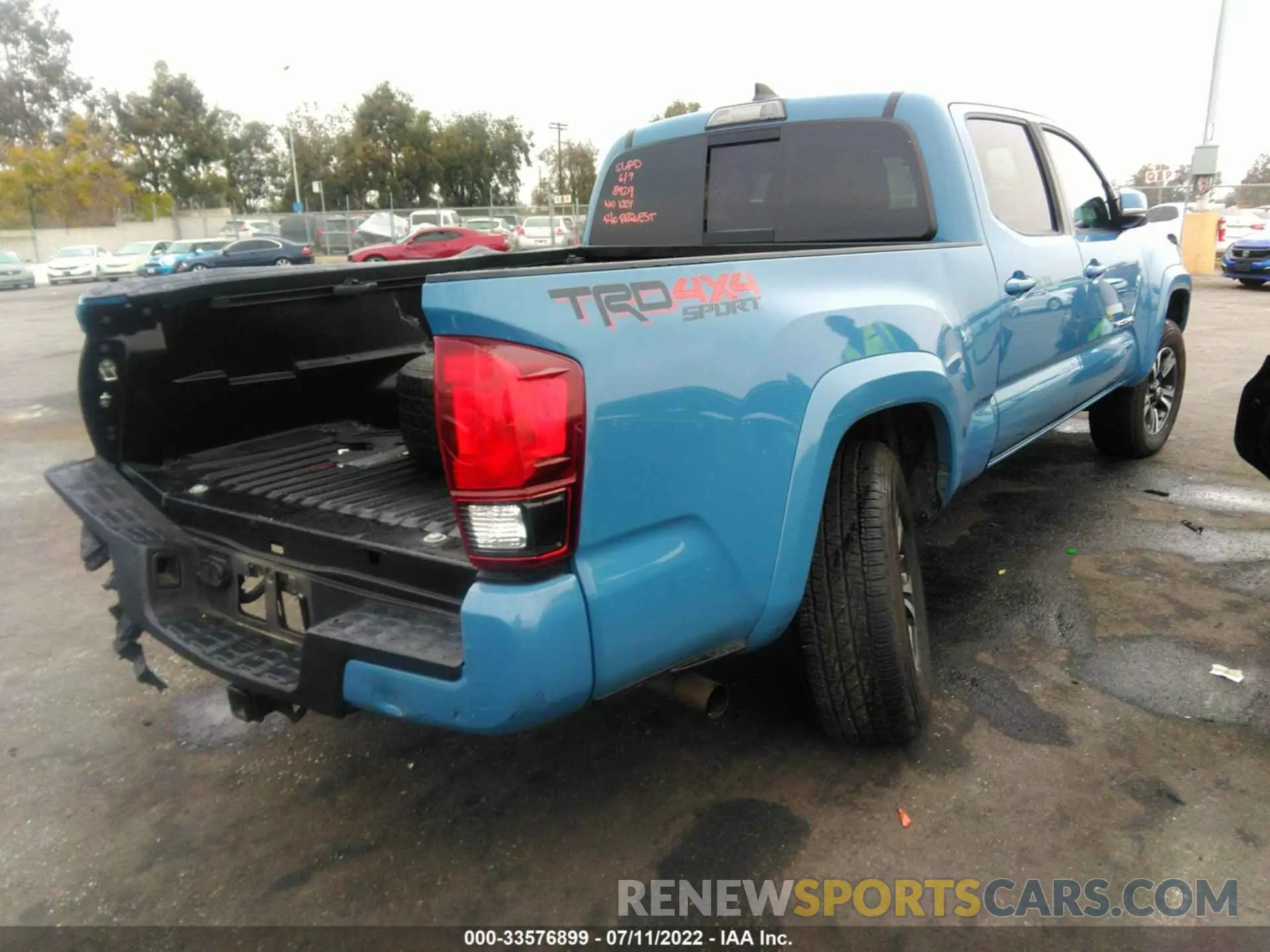 4 Photograph of a damaged car 3TMDZ5BN0KM058929 TOYOTA TACOMA 4WD 2019