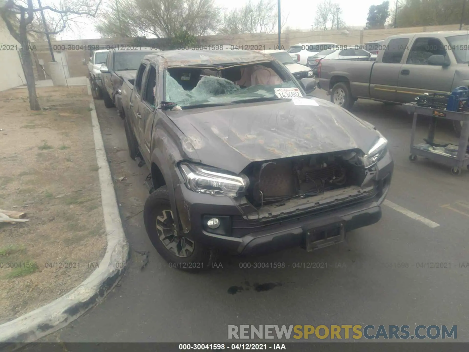6 Photograph of a damaged car 3TMDZ5BN2KM069432 TOYOTA TACOMA 4WD 2019