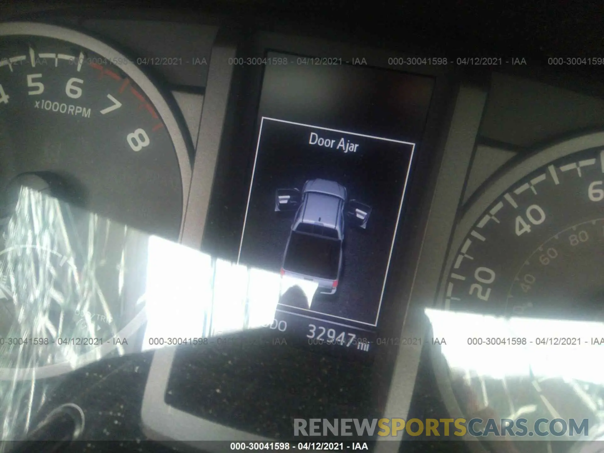 7 Photograph of a damaged car 3TMDZ5BN2KM069432 TOYOTA TACOMA 4WD 2019
