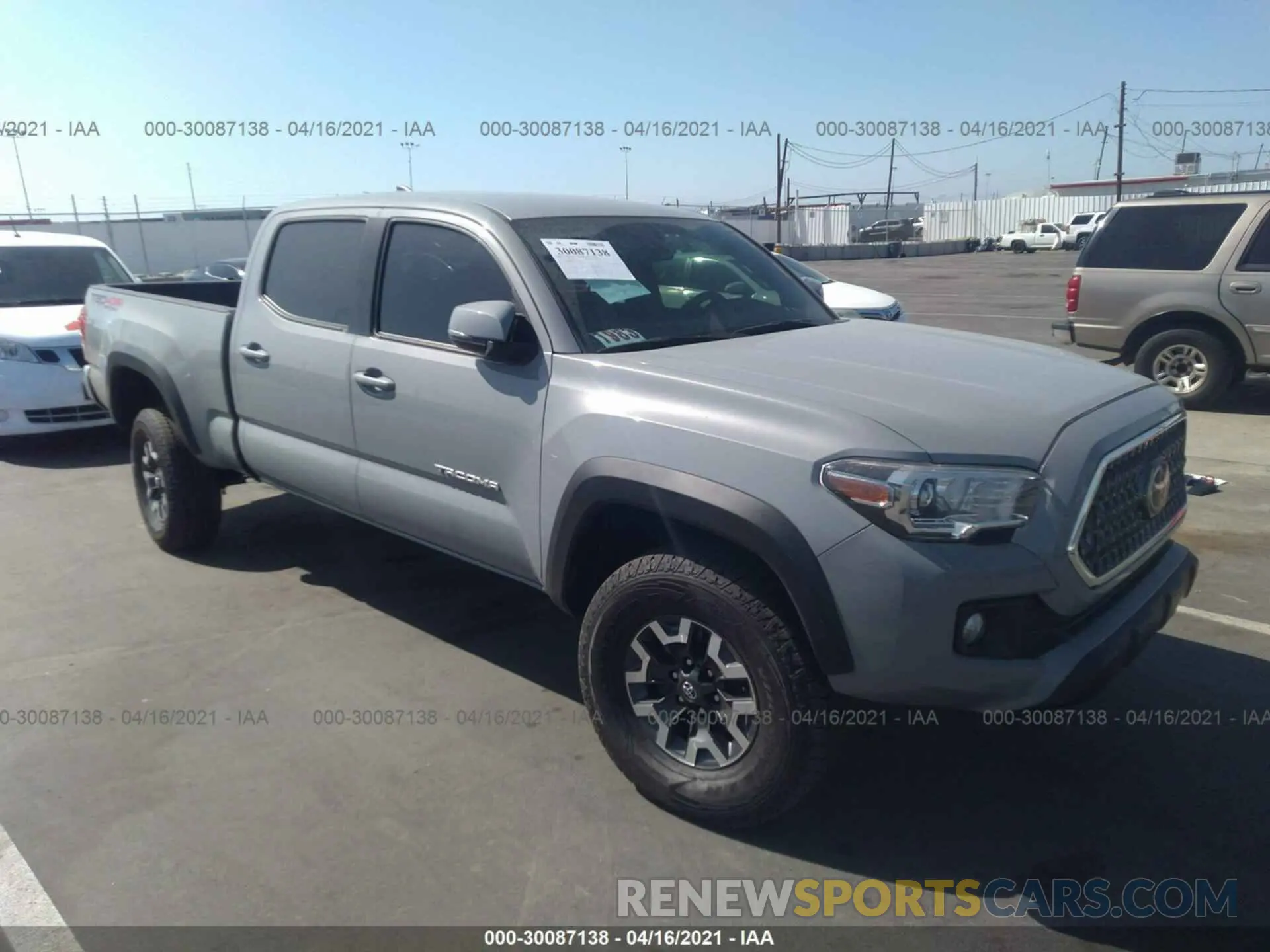 1 Photograph of a damaged car 3TMDZ5BN4KM073532 TOYOTA TACOMA 4WD 2019