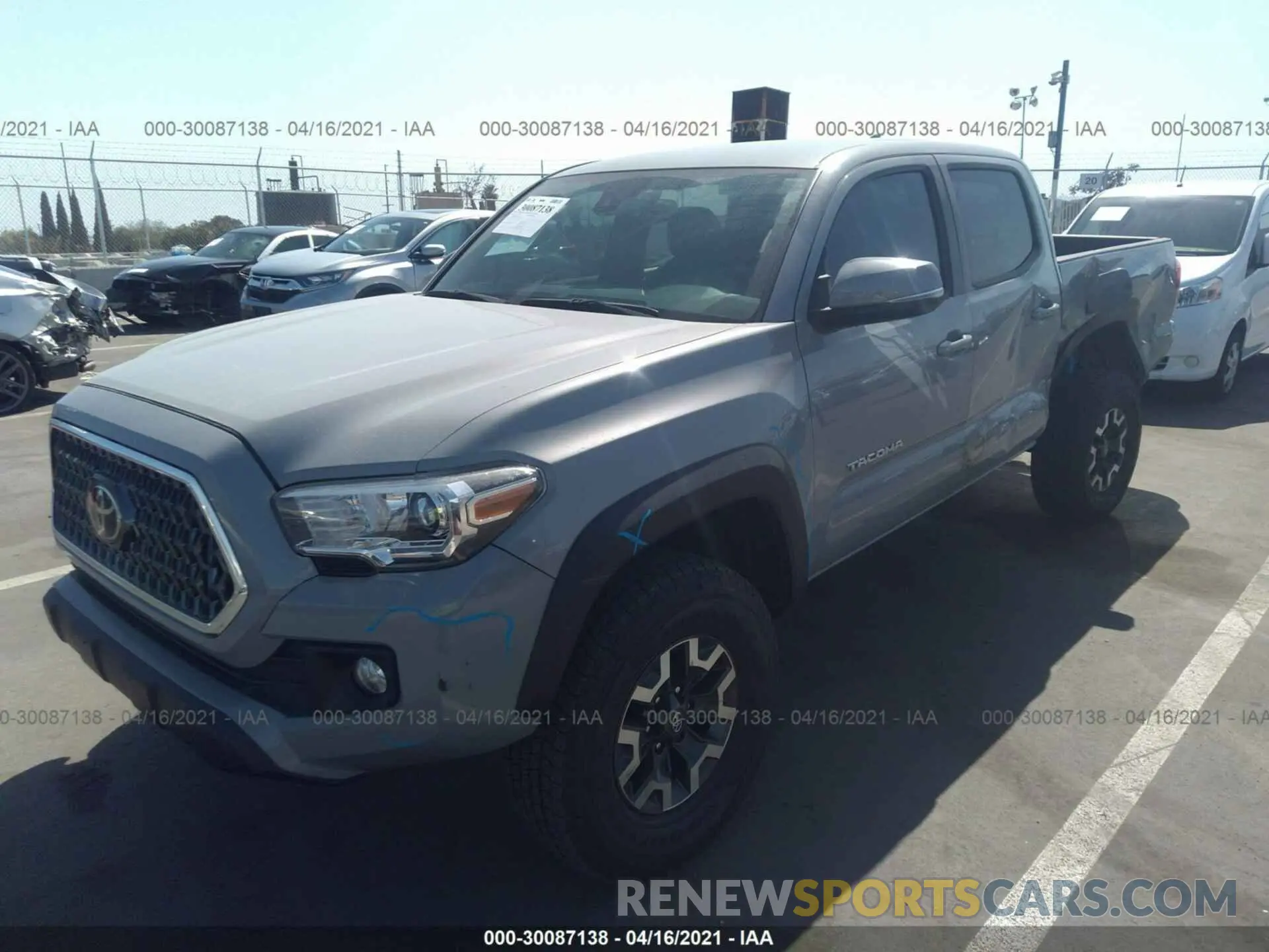6 Photograph of a damaged car 3TMDZ5BN4KM073532 TOYOTA TACOMA 4WD 2019