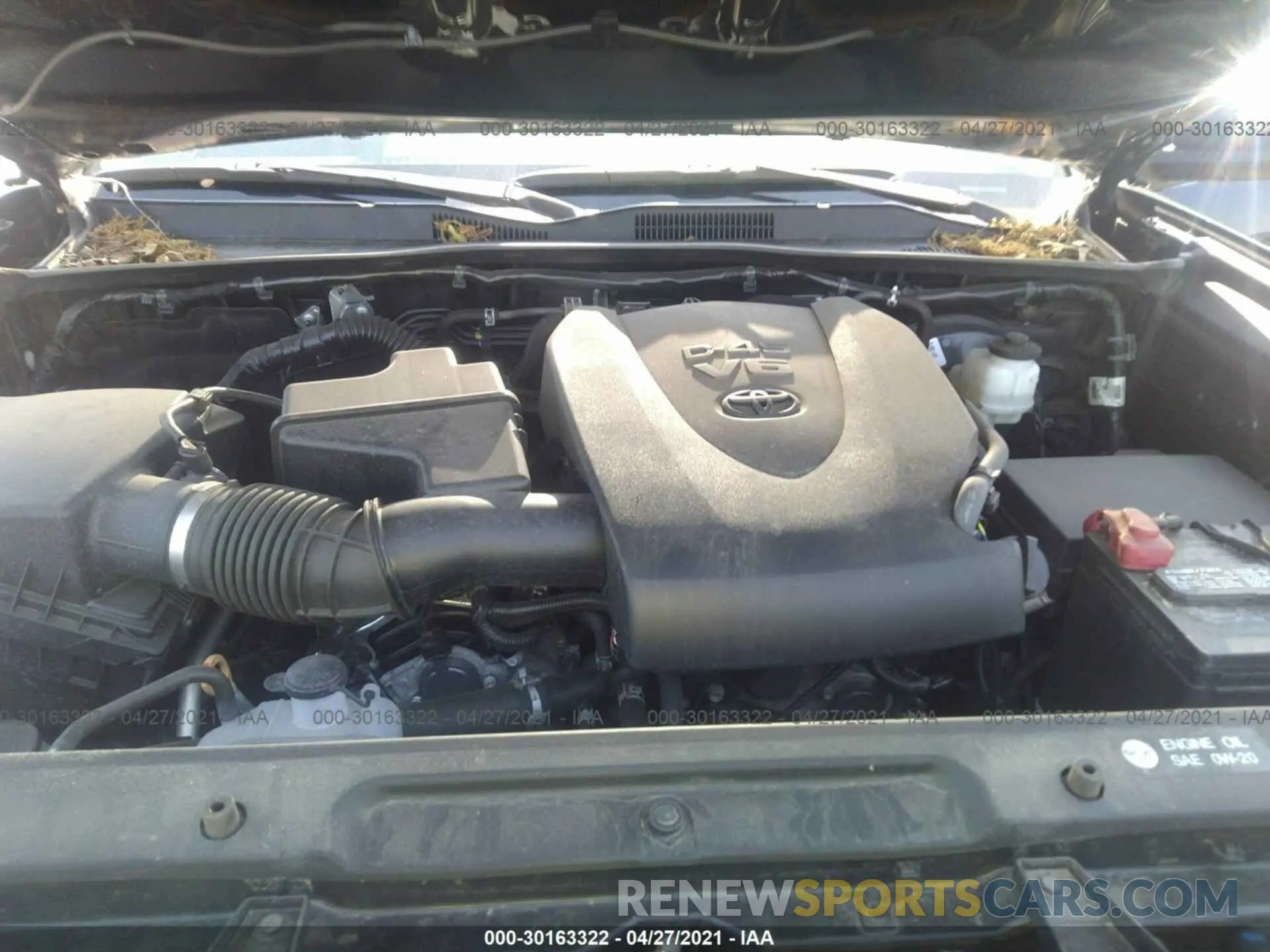 10 Фотография поврежденного автомобиля 3TMDZ5BN6KM069286 TOYOTA TACOMA 4WD 2019