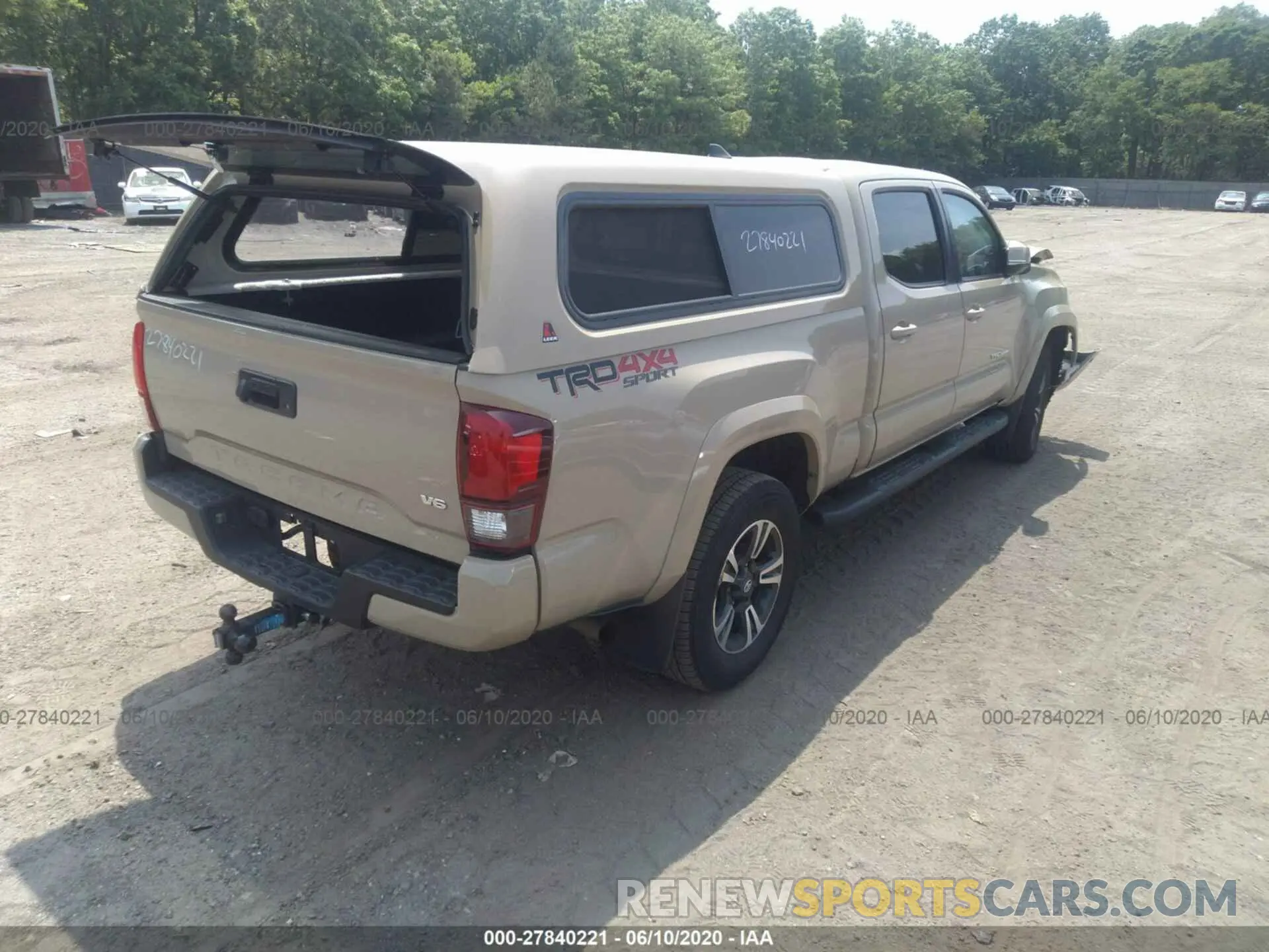 4 Photograph of a damaged car 3TMDZ5BN6KM072656 TOYOTA TACOMA 4WD 2019
