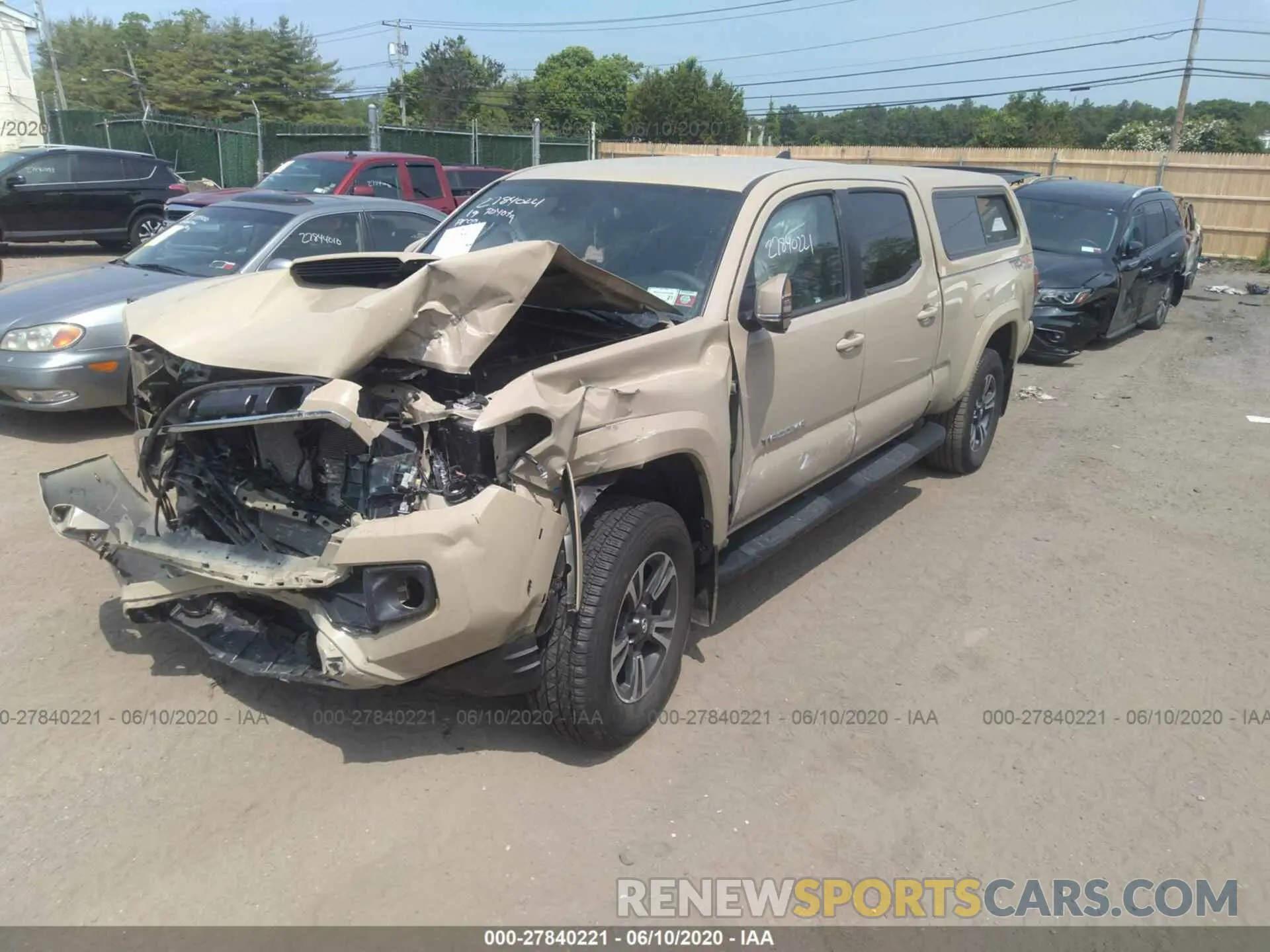6 Photograph of a damaged car 3TMDZ5BN6KM072656 TOYOTA TACOMA 4WD 2019