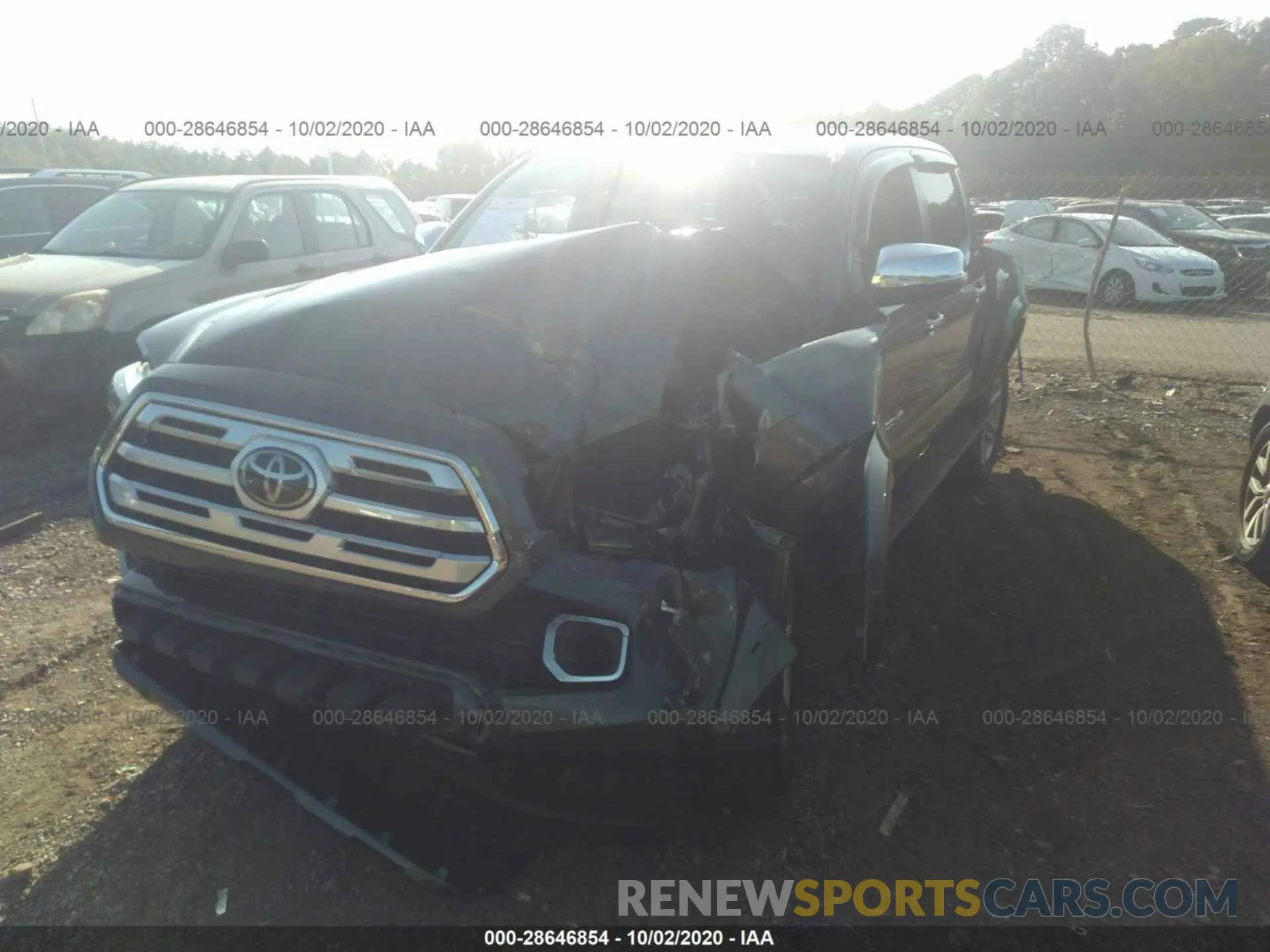 6 Photograph of a damaged car 3TMGZ5AN0KM222212 TOYOTA TACOMA 4WD 2019
