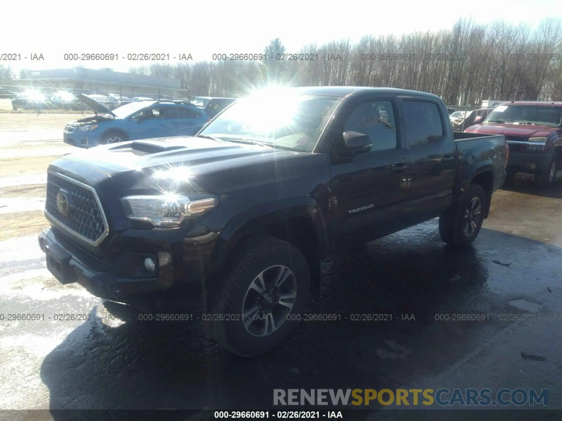 2 Photograph of a damaged car 5TFCZ5AN5KX172304 TOYOTA TACOMA 4WD 2019