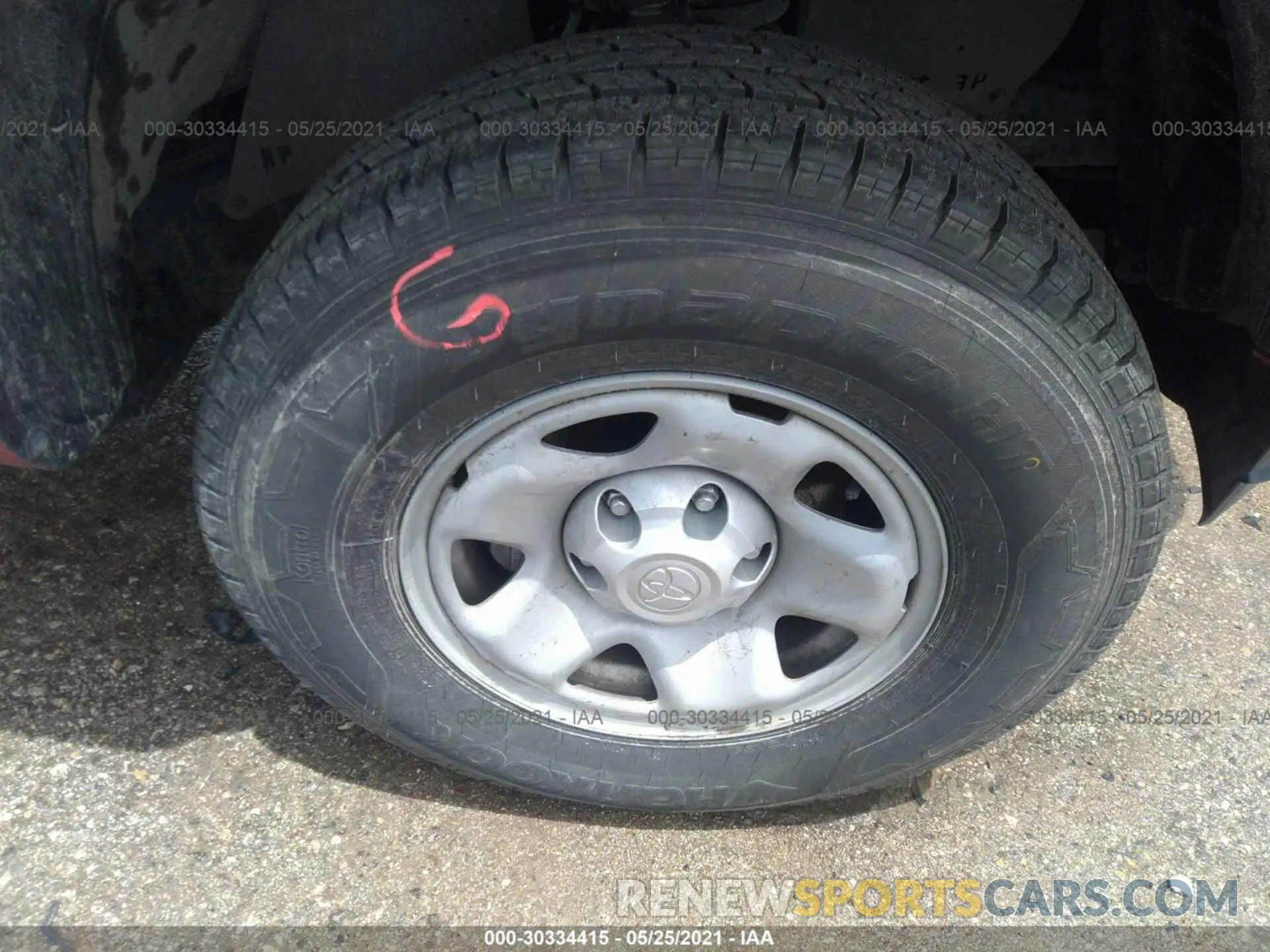 14 Photograph of a damaged car 5TFCZ5AN7KX184308 TOYOTA TACOMA 4WD 2019