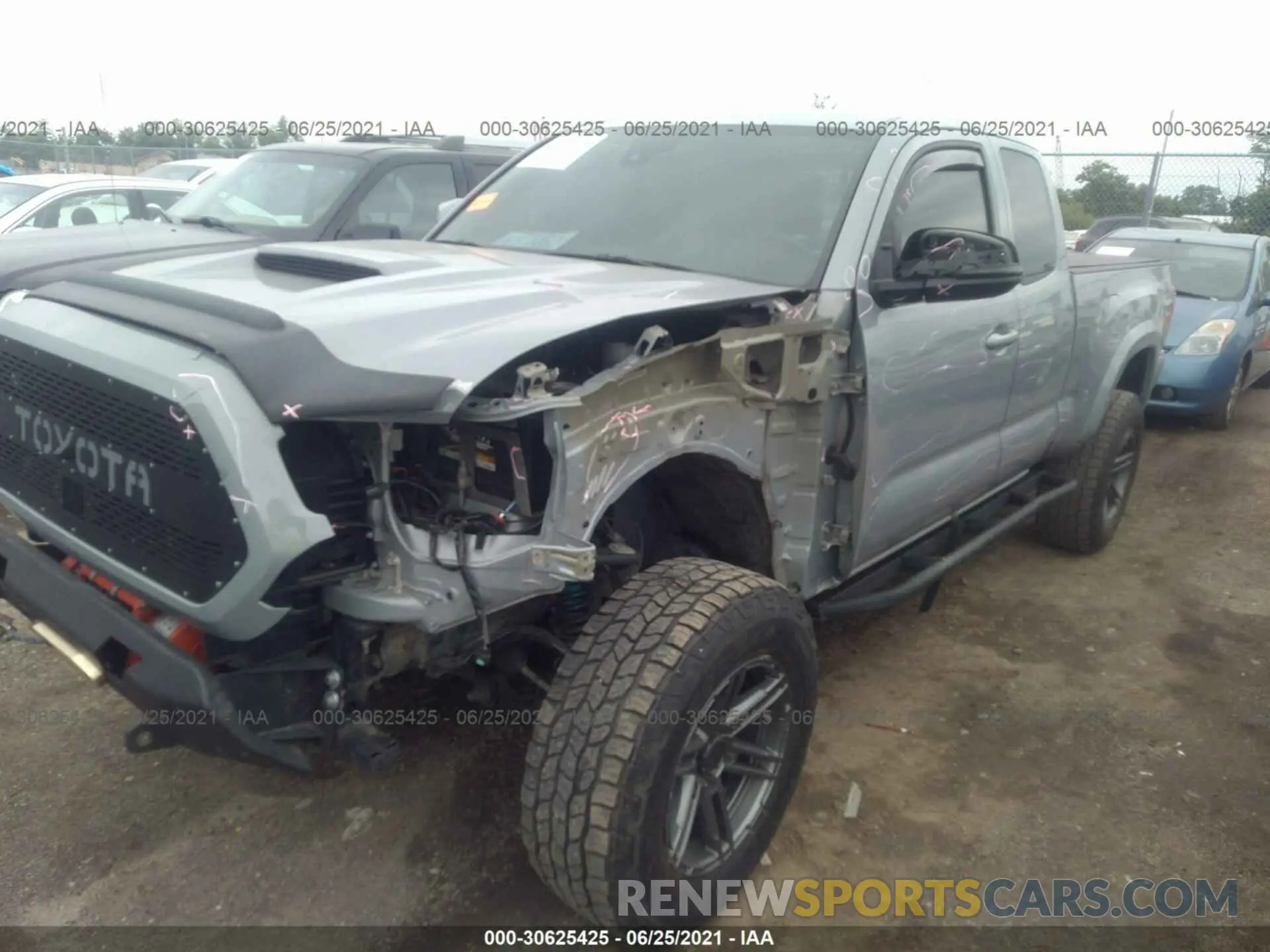 6 Photograph of a damaged car 5TFSZ5ANXKX174934 TOYOTA TACOMA 4WD 2019