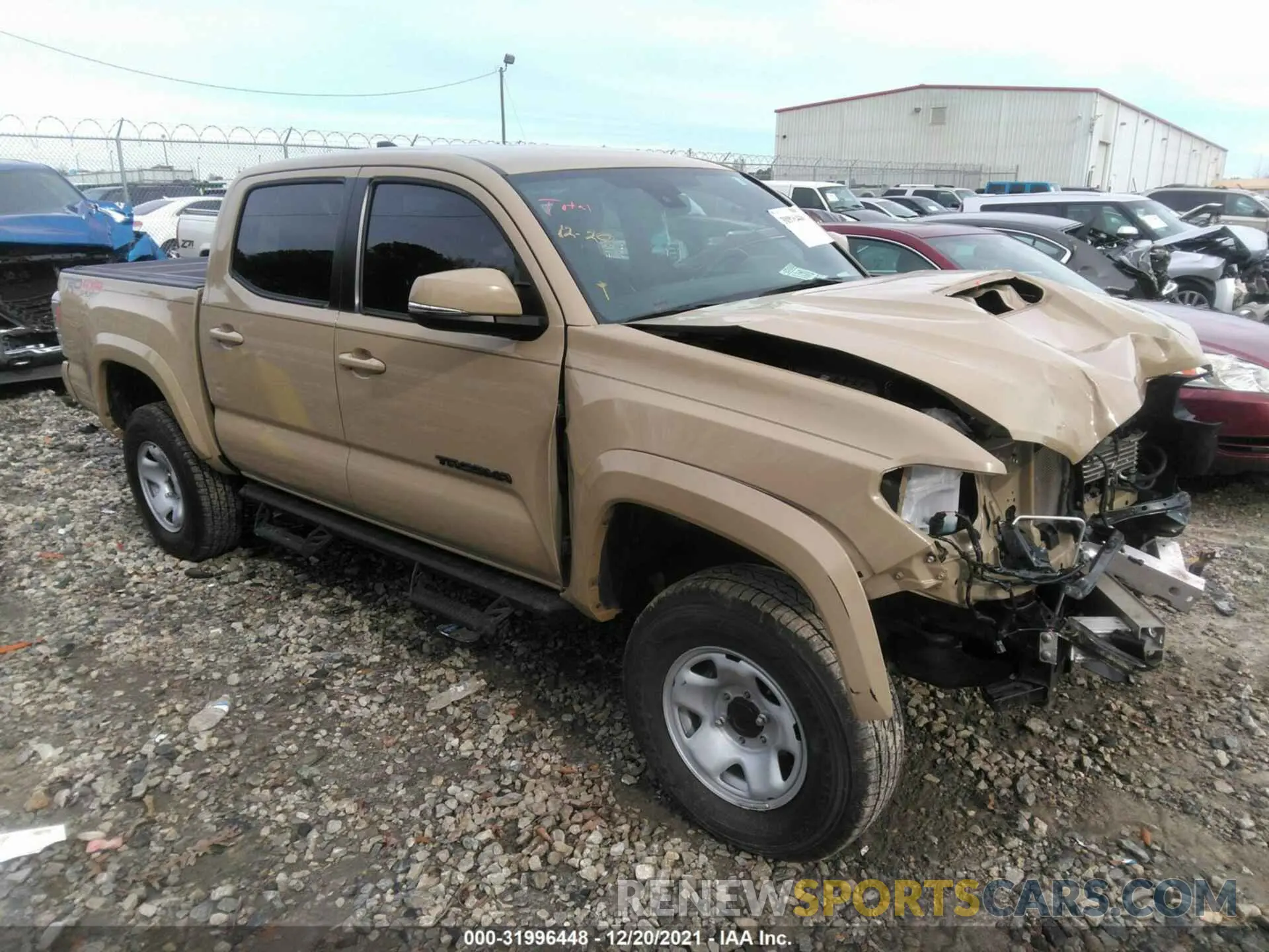 1 Photograph of a damaged car 3TMCZ5AN1LM330211 TOYOTA TACOMA 4WD 2020