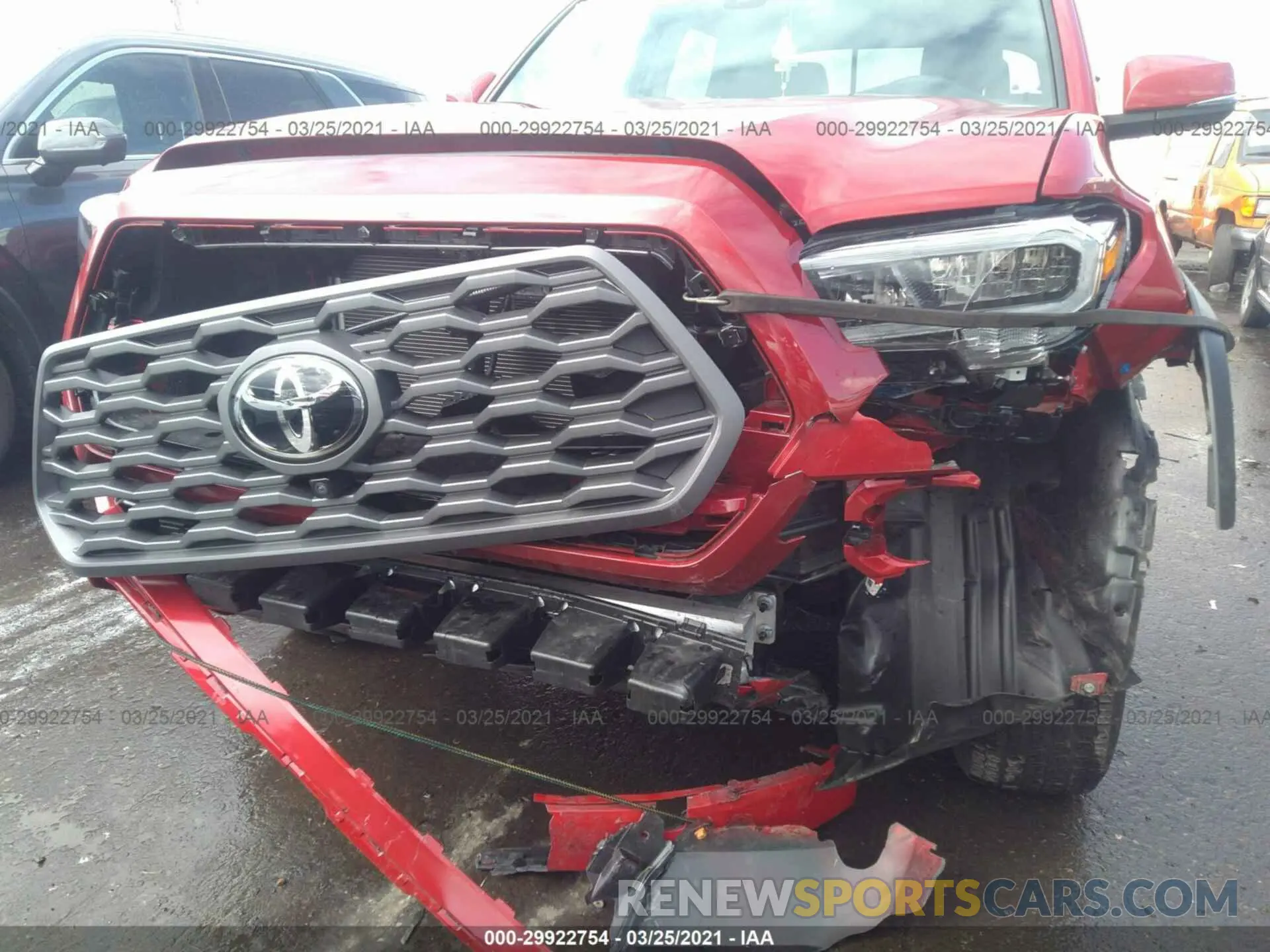 6 Photograph of a damaged car 3TMCZ5AN3LM366532 TOYOTA TACOMA 4WD 2020