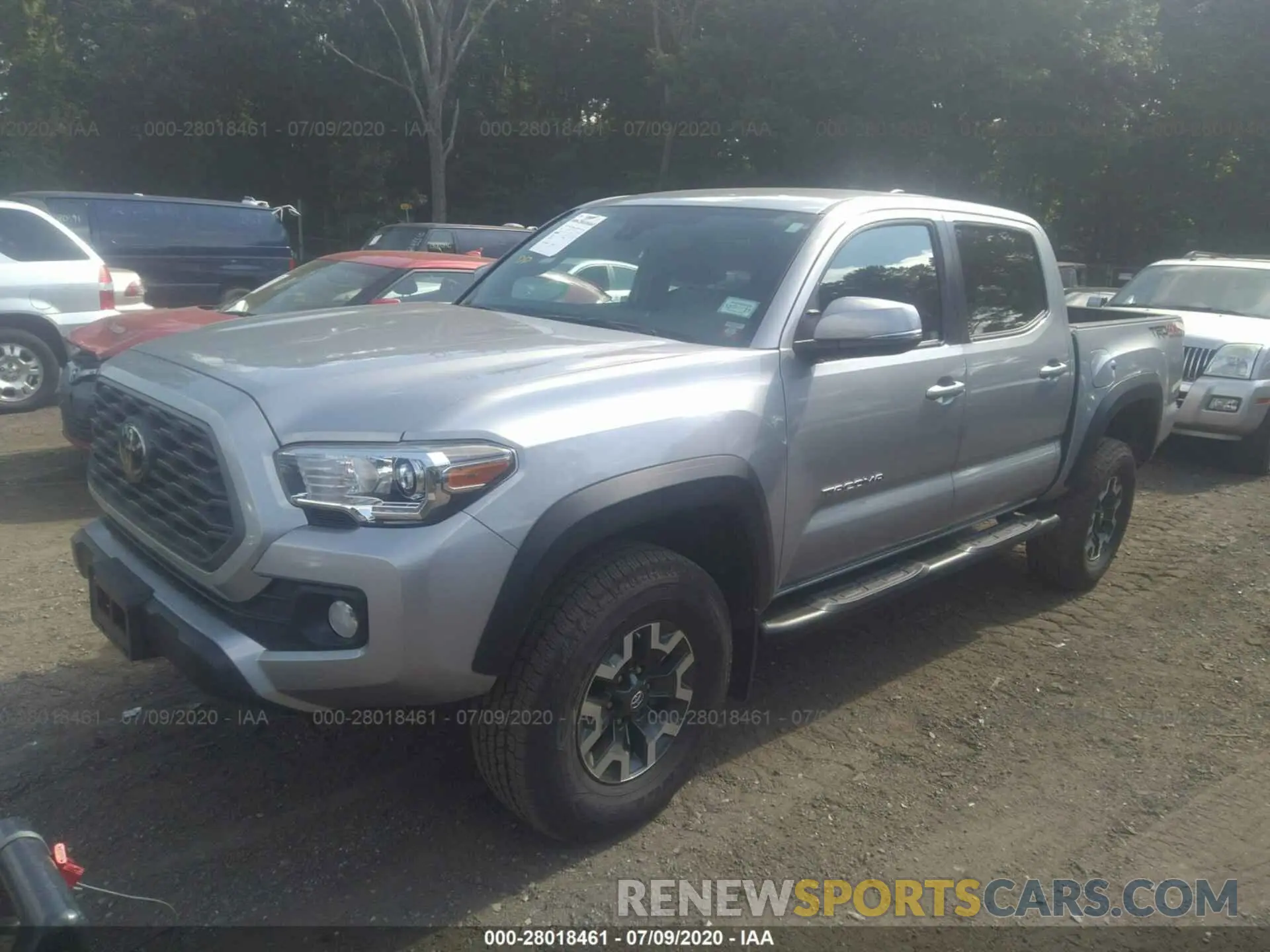 2 Photograph of a damaged car 3TMCZ5AN4LM288990 TOYOTA TACOMA 4WD 2020
