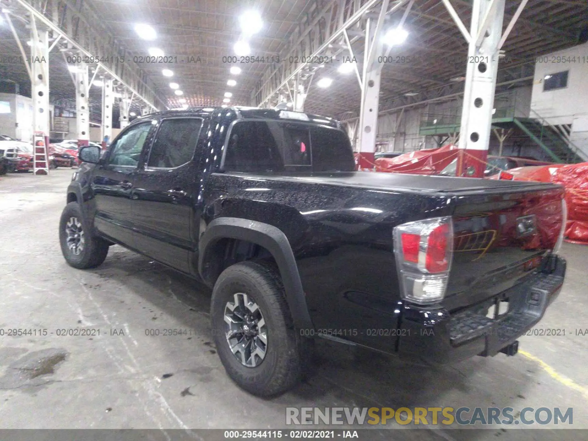 3 Photograph of a damaged car 3TMCZ5AN6LM317034 TOYOTA TACOMA 4WD 2020
