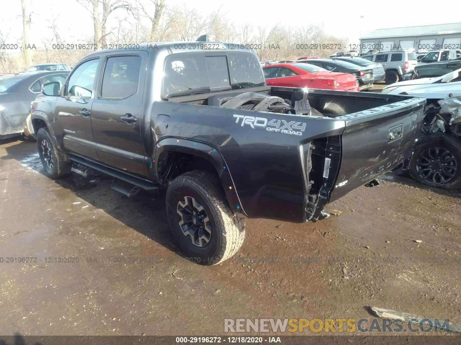 3 Photograph of a damaged car 3TMCZ5AN7LM319729 TOYOTA TACOMA 4WD 2020