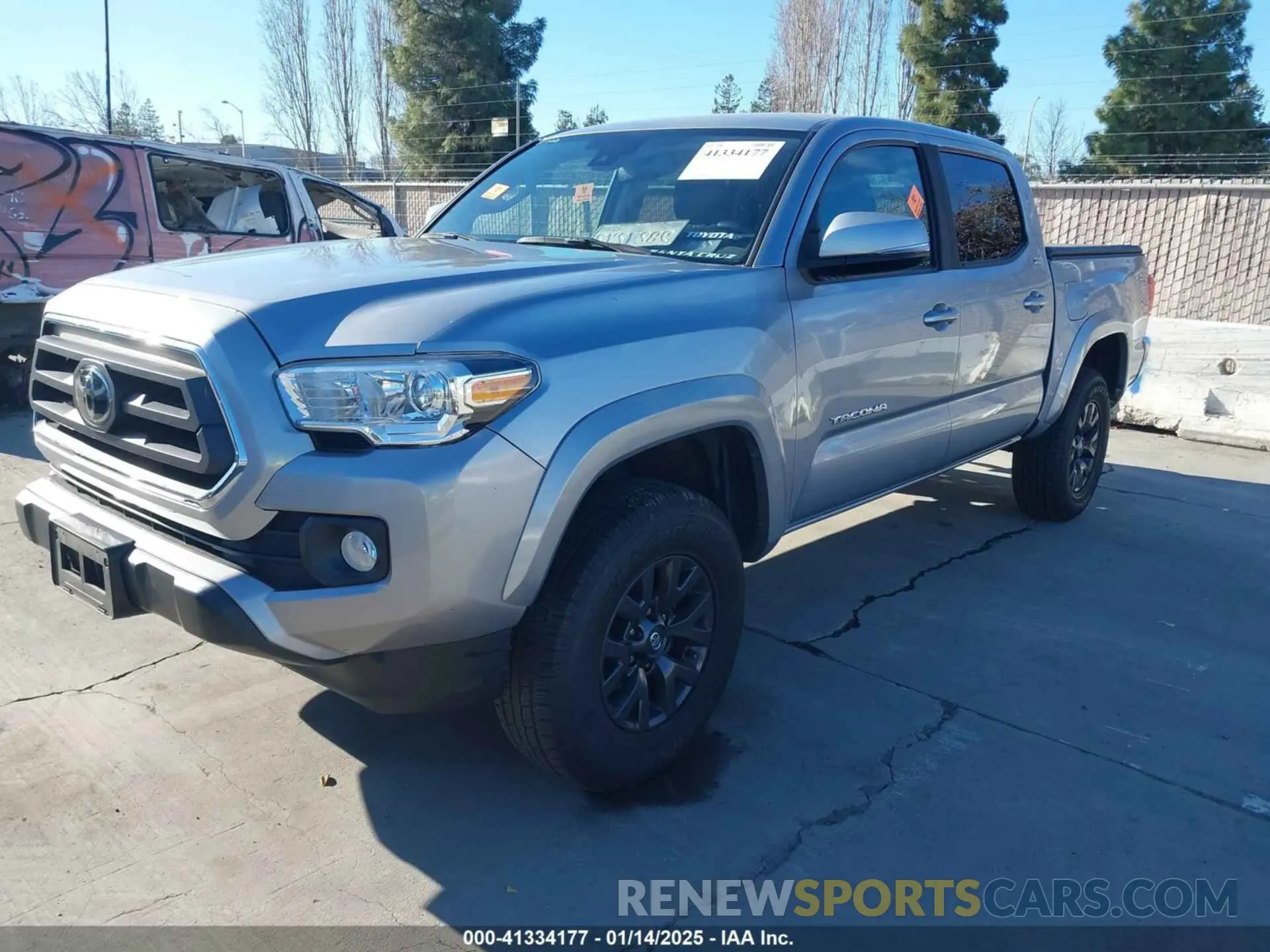 2 Photograph of a damaged car 3TMCZ5AN7LM329029 TOYOTA TACOMA 4WD 2020
