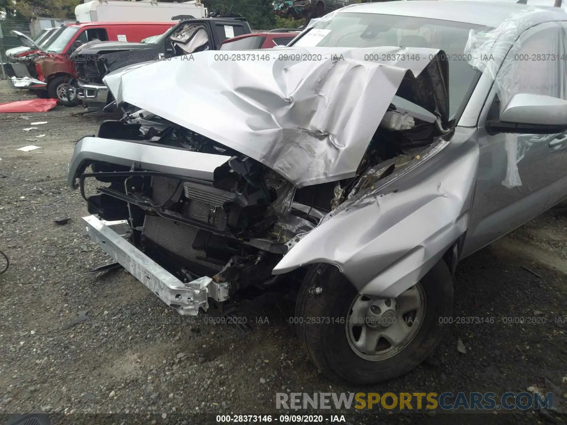 6 Photograph of a damaged car 3TMCZ5AN9LM330702 TOYOTA TACOMA 4WD 2020