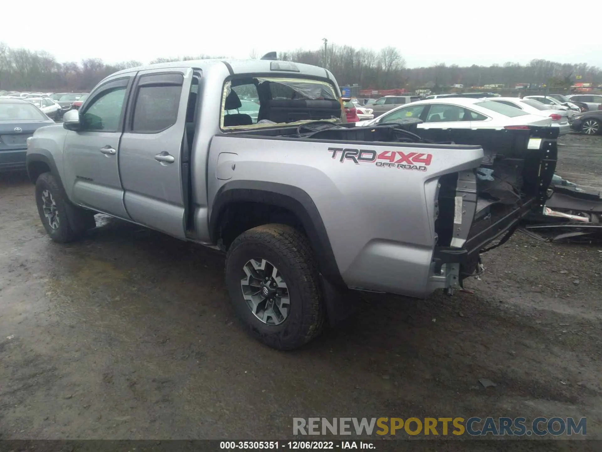 3 Фотография поврежденного автомобиля 3TMCZ5ANXLM309874 TOYOTA TACOMA 4WD 2020
