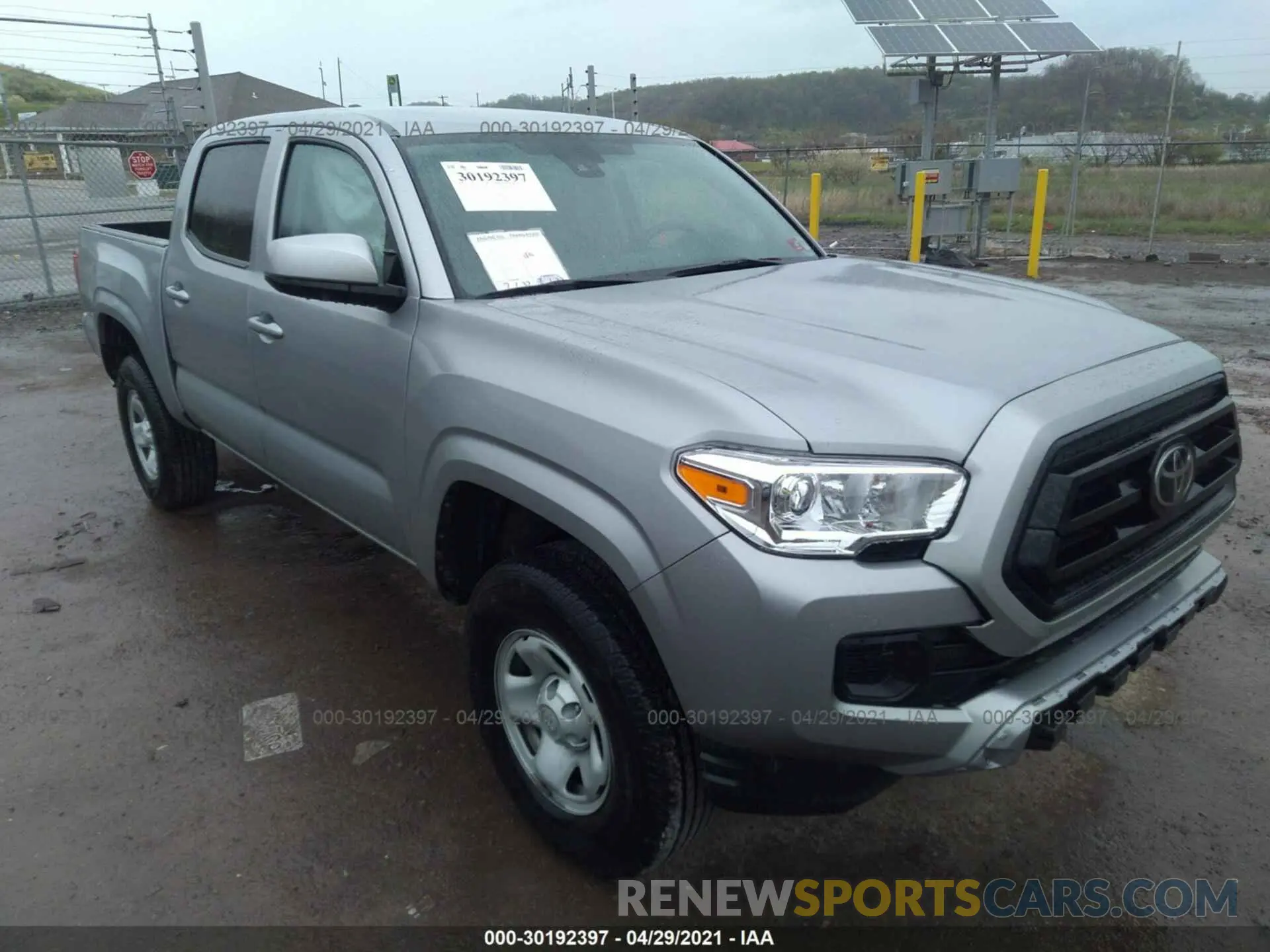 1 Photograph of a damaged car 3TMCZ5ANXLM345225 TOYOTA TACOMA 4WD 2020