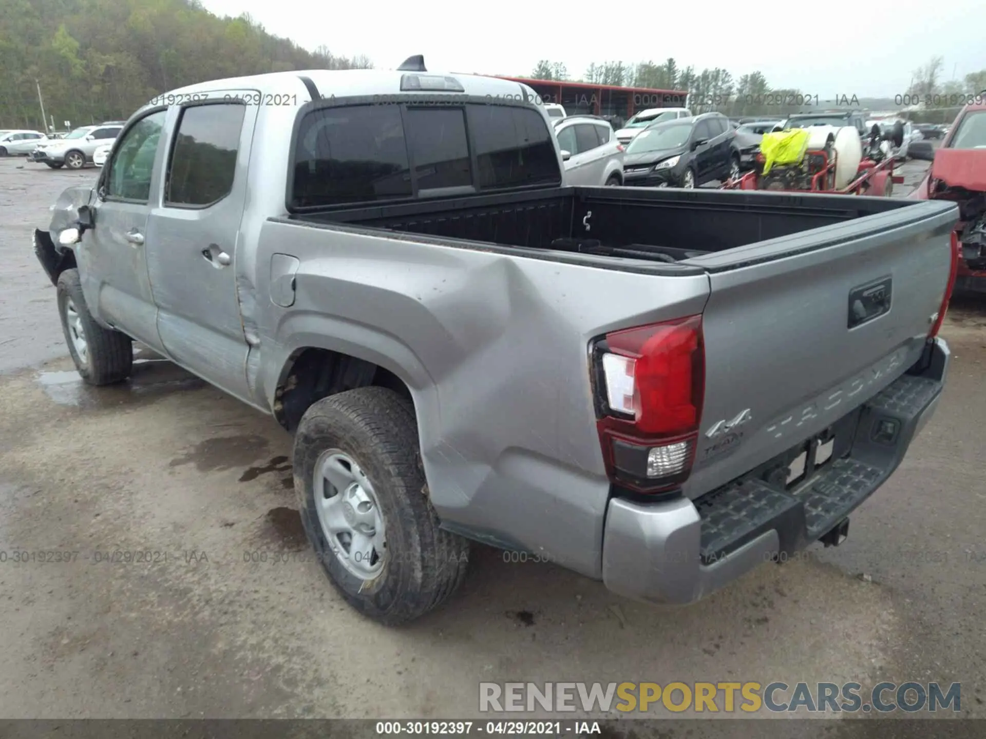 3 Photograph of a damaged car 3TMCZ5ANXLM345225 TOYOTA TACOMA 4WD 2020