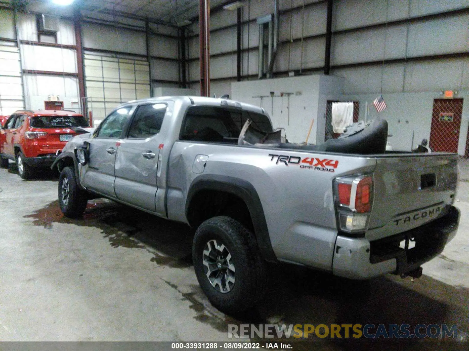 3 Photograph of a damaged car 3TMDZ5BN4LM092745 TOYOTA TACOMA 4WD 2020