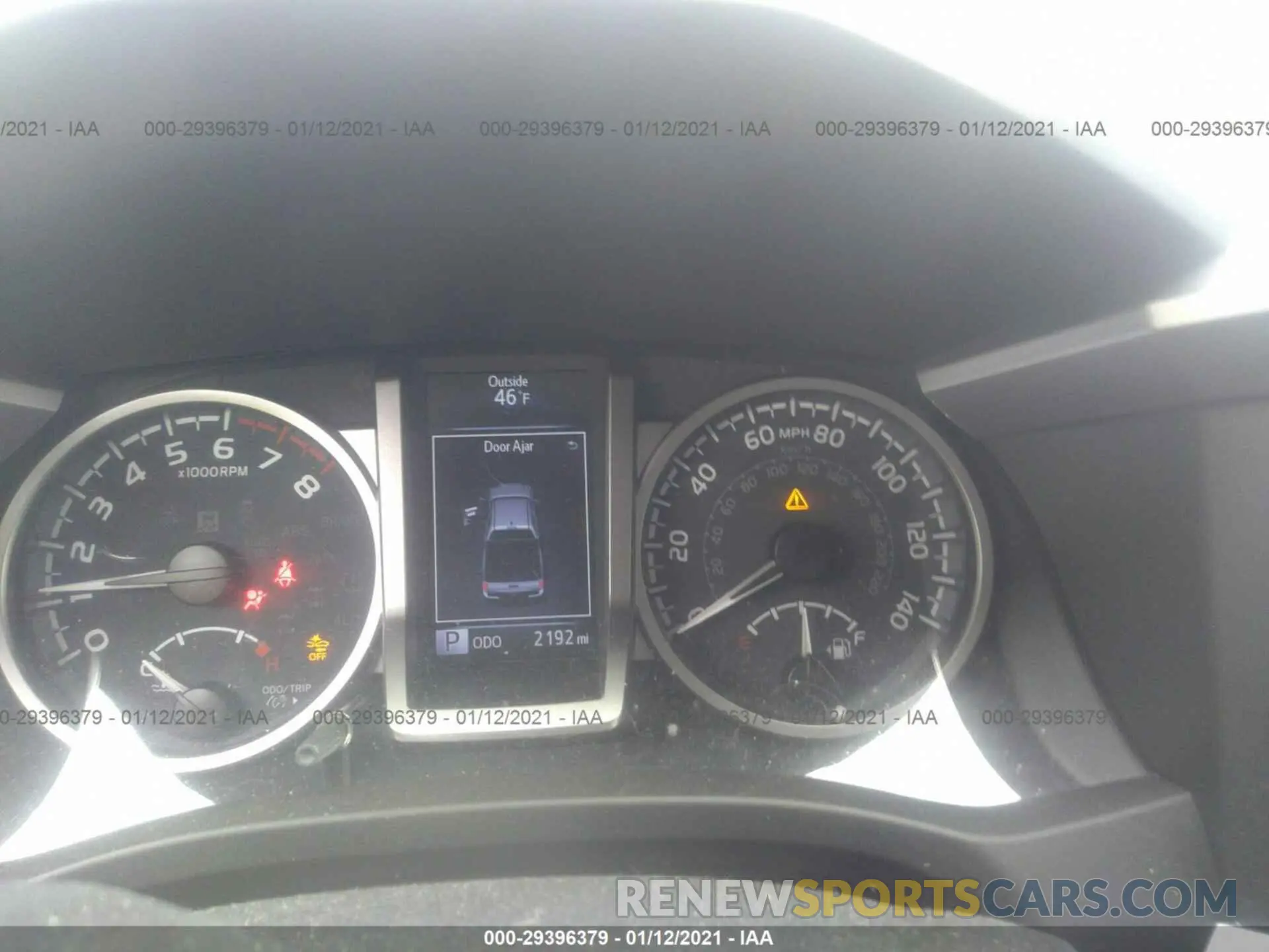 7 Фотография поврежденного автомобиля 3TMDZ5BNXLM097819 TOYOTA TACOMA 4WD 2020
