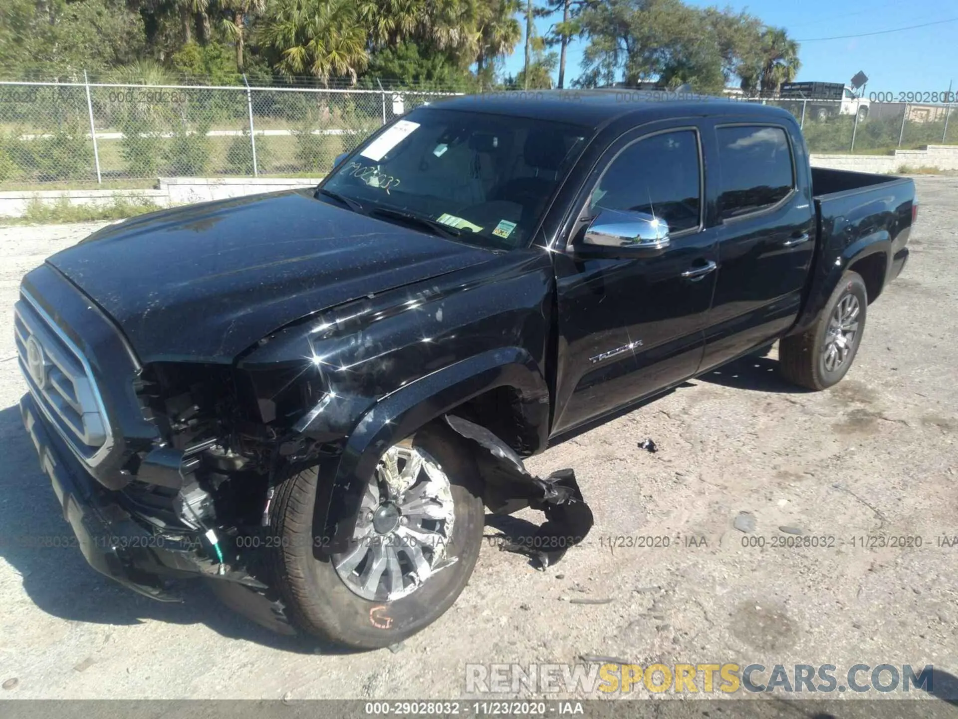 2 Фотография поврежденного автомобиля 3TMGZ5AN2LM353644 TOYOTA TACOMA 4WD 2020